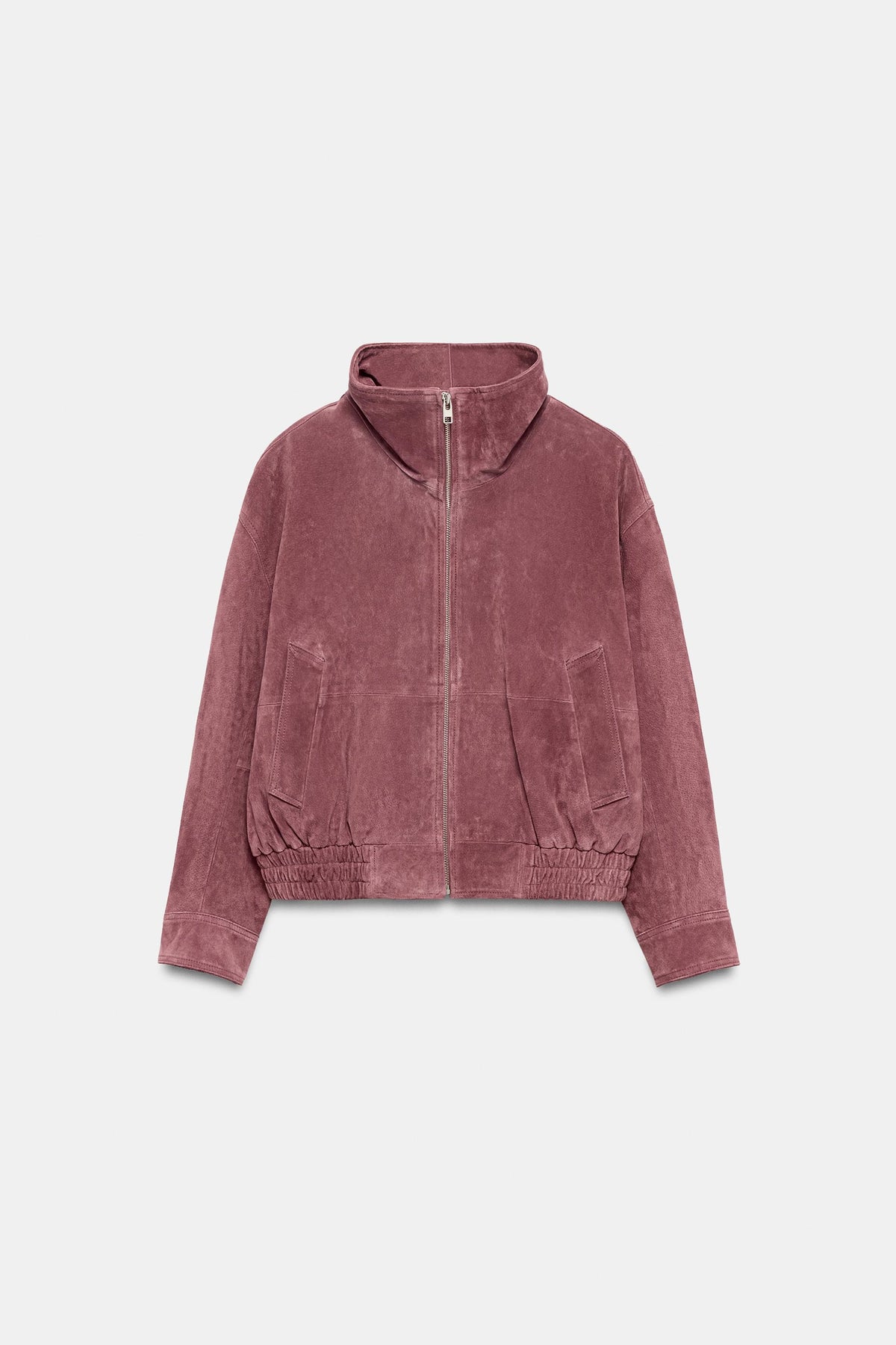 Soft Leather Bomber Jacket