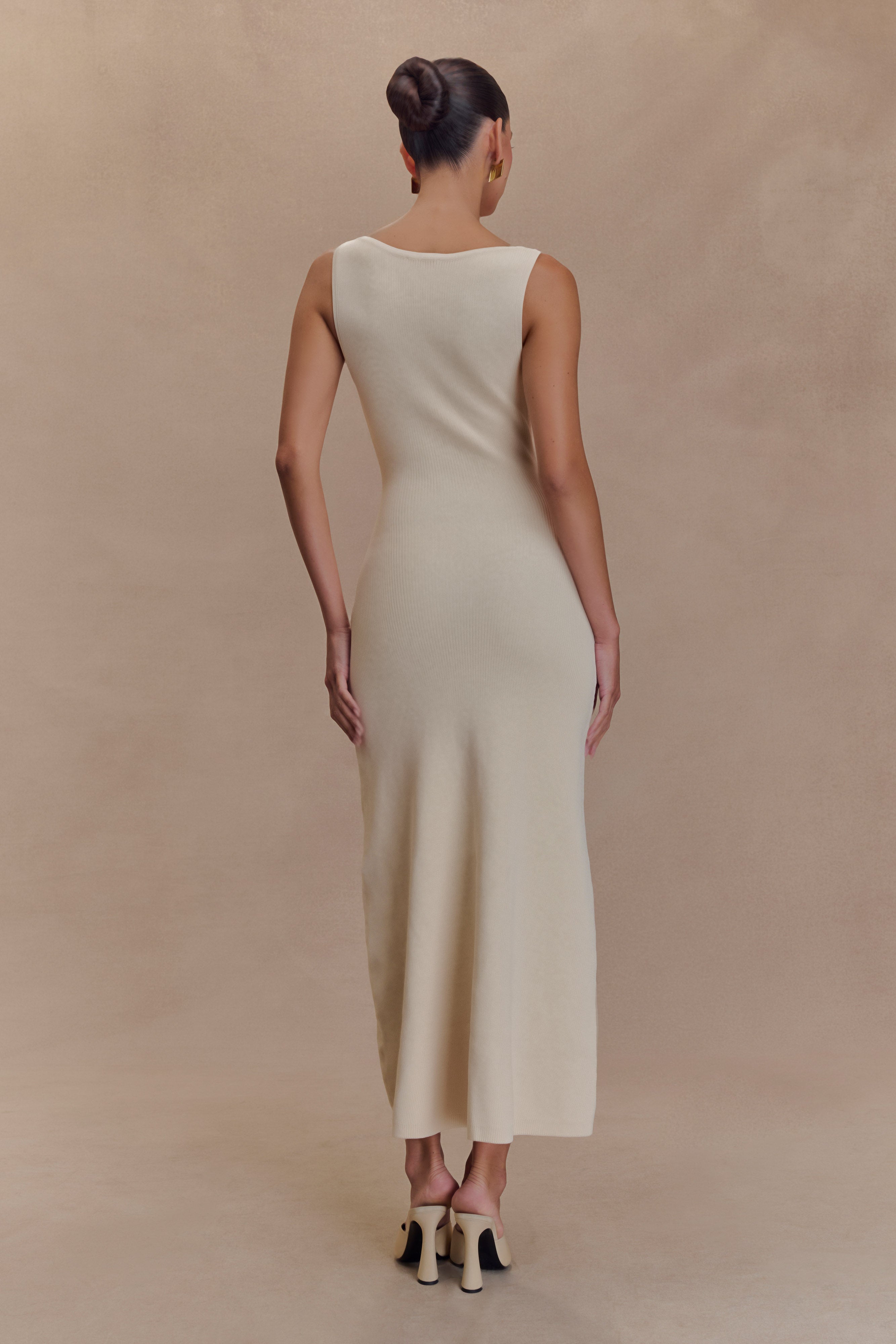 Vestido Maxi sin mangas con botones Sawyer