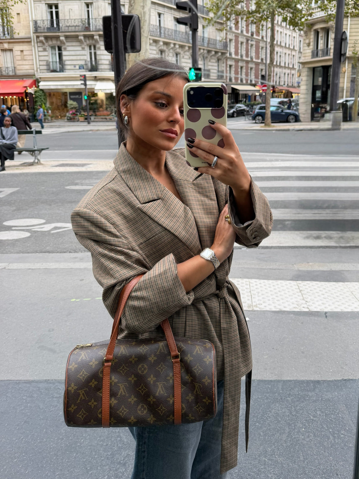 Ella Plaid Blazer
