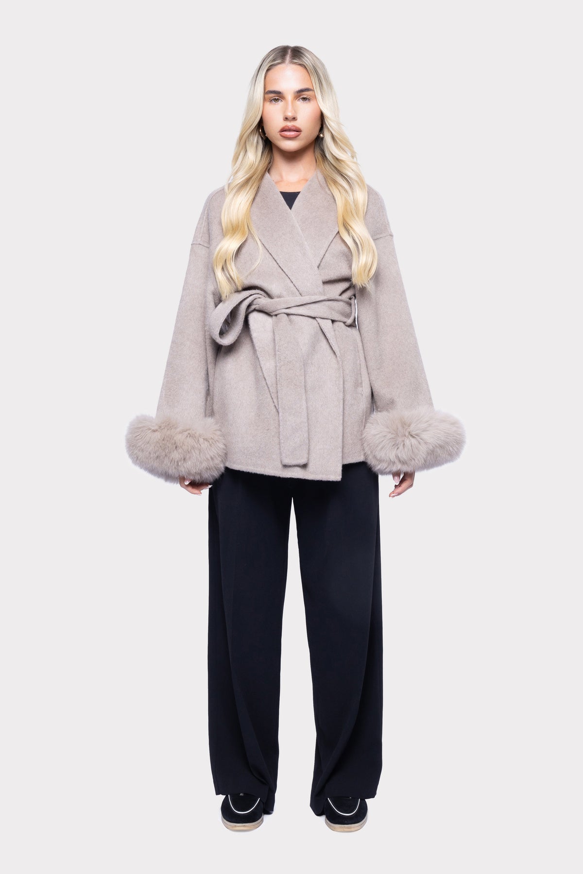 Chelsea Short Coat - Taupe
