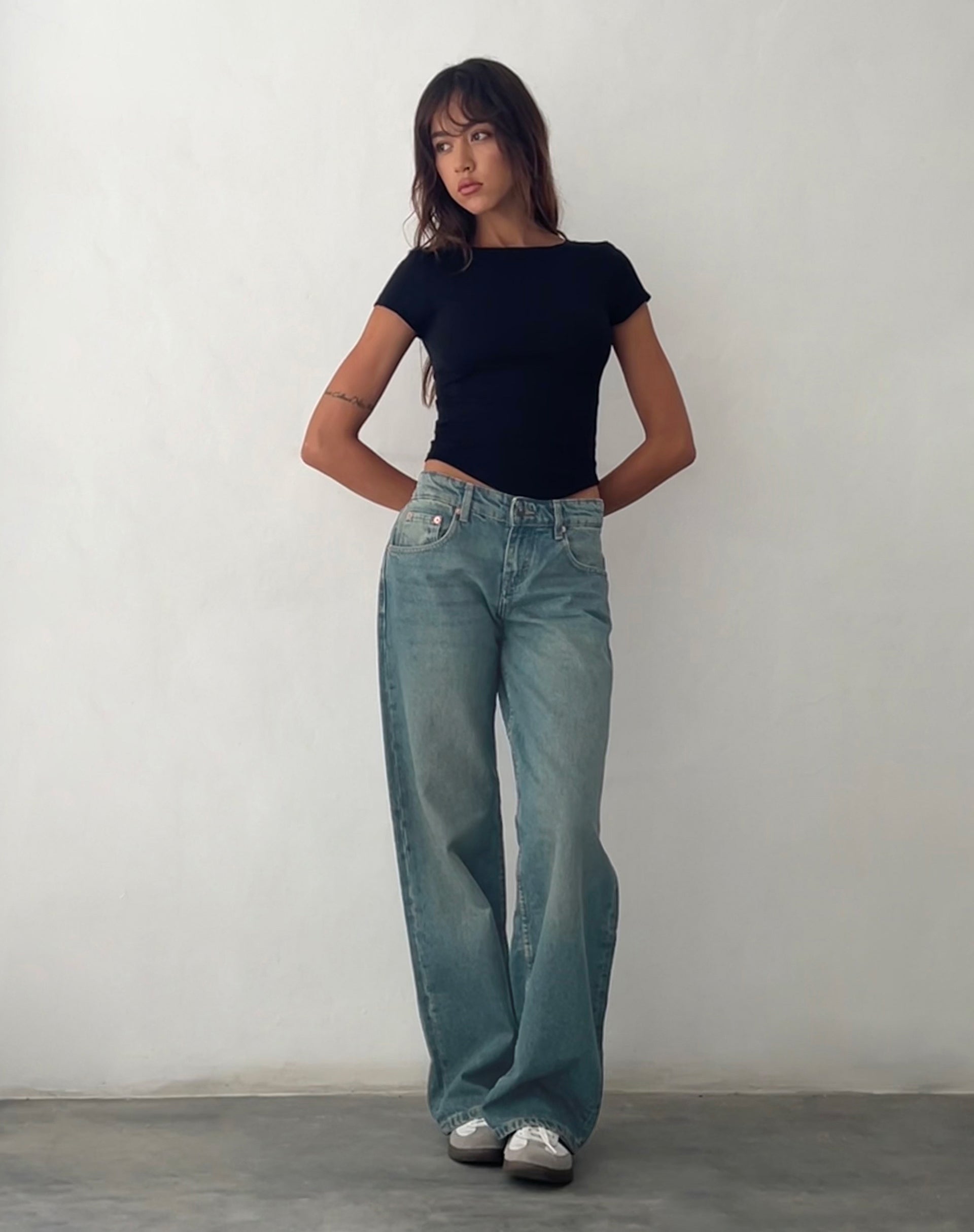 Jeans Ariella de talle bajo