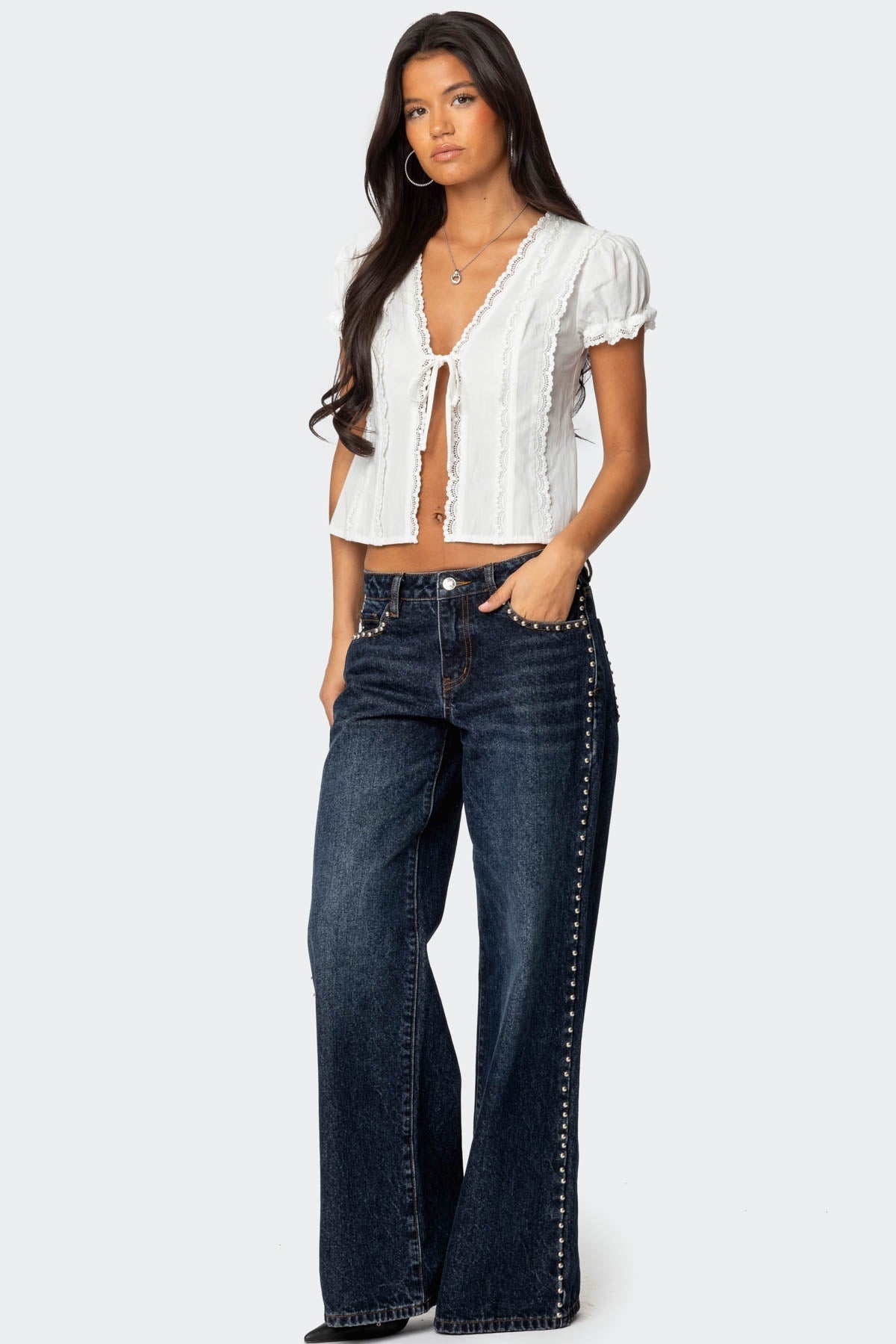 Top de encaje clementina