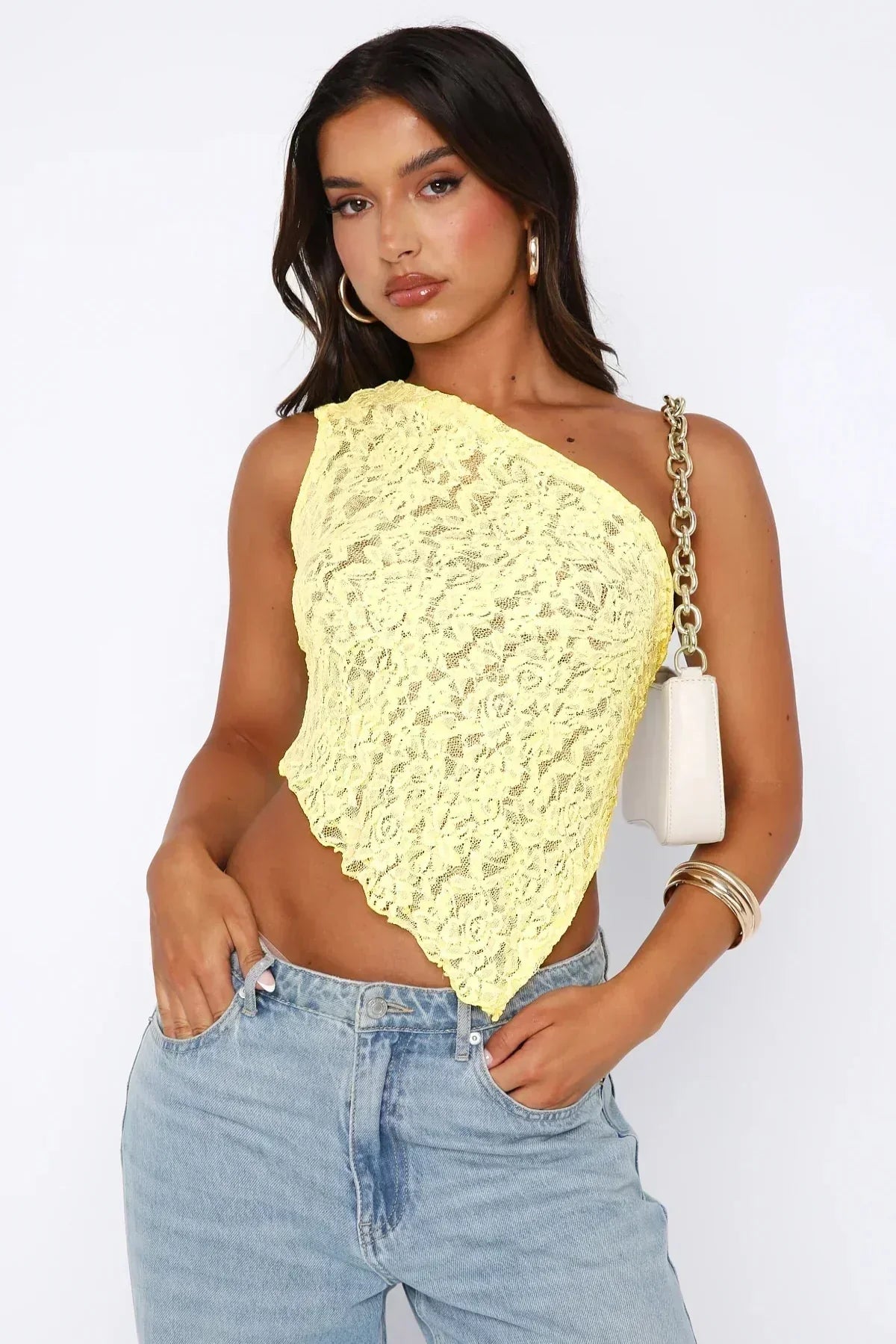Top de encaje Baila