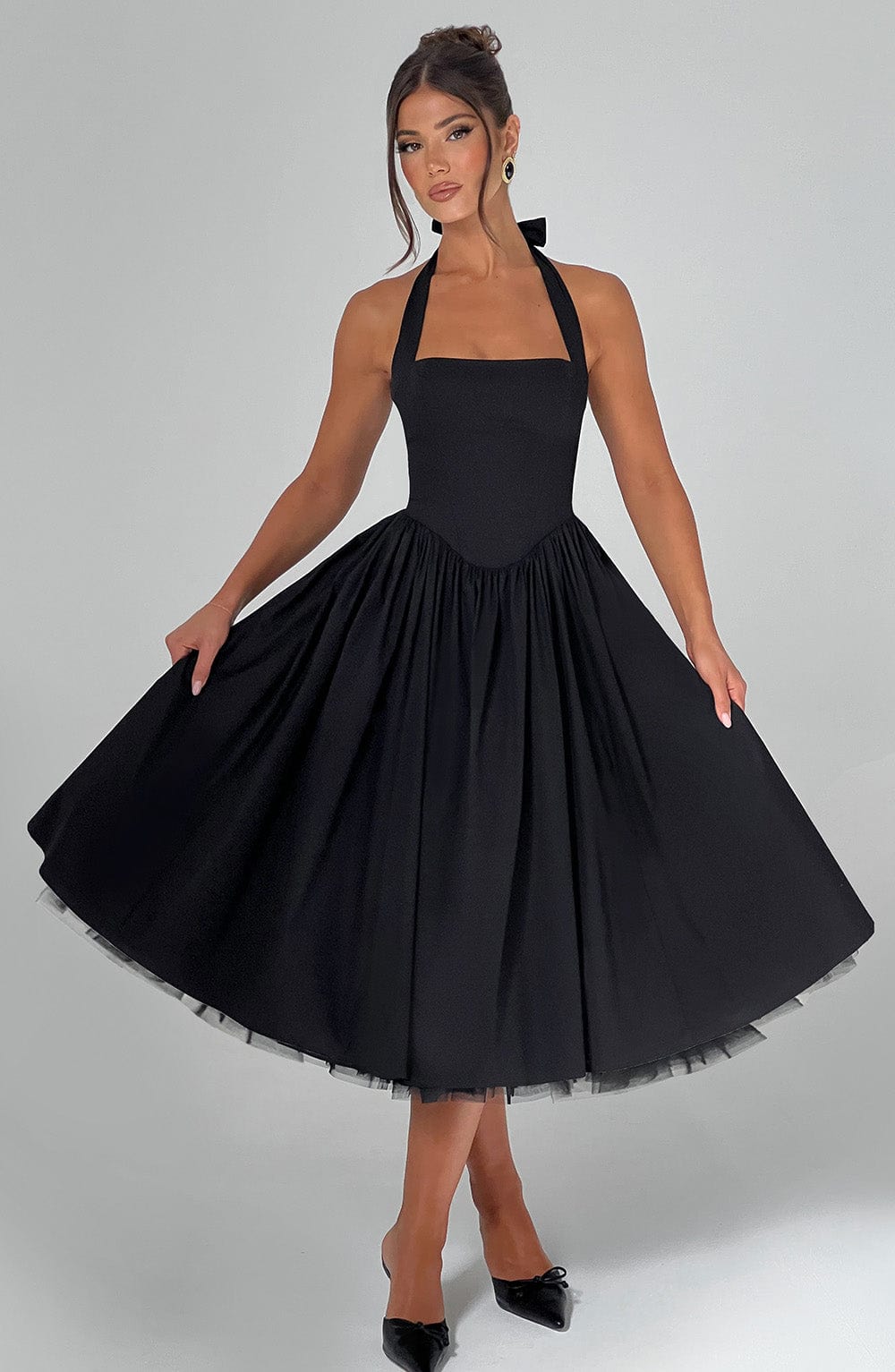 VESTIDO MIDI CROSSIDA