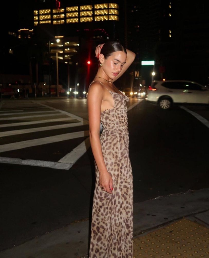 Vestido Maxi de leopardo