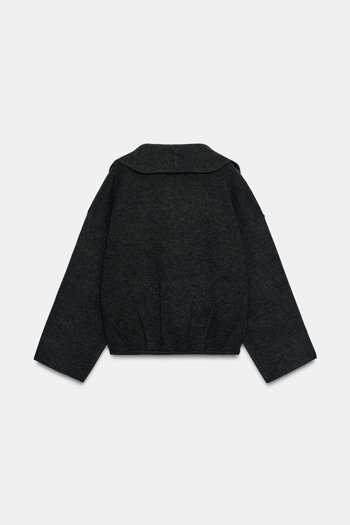 Open-Front Knit Jacket
