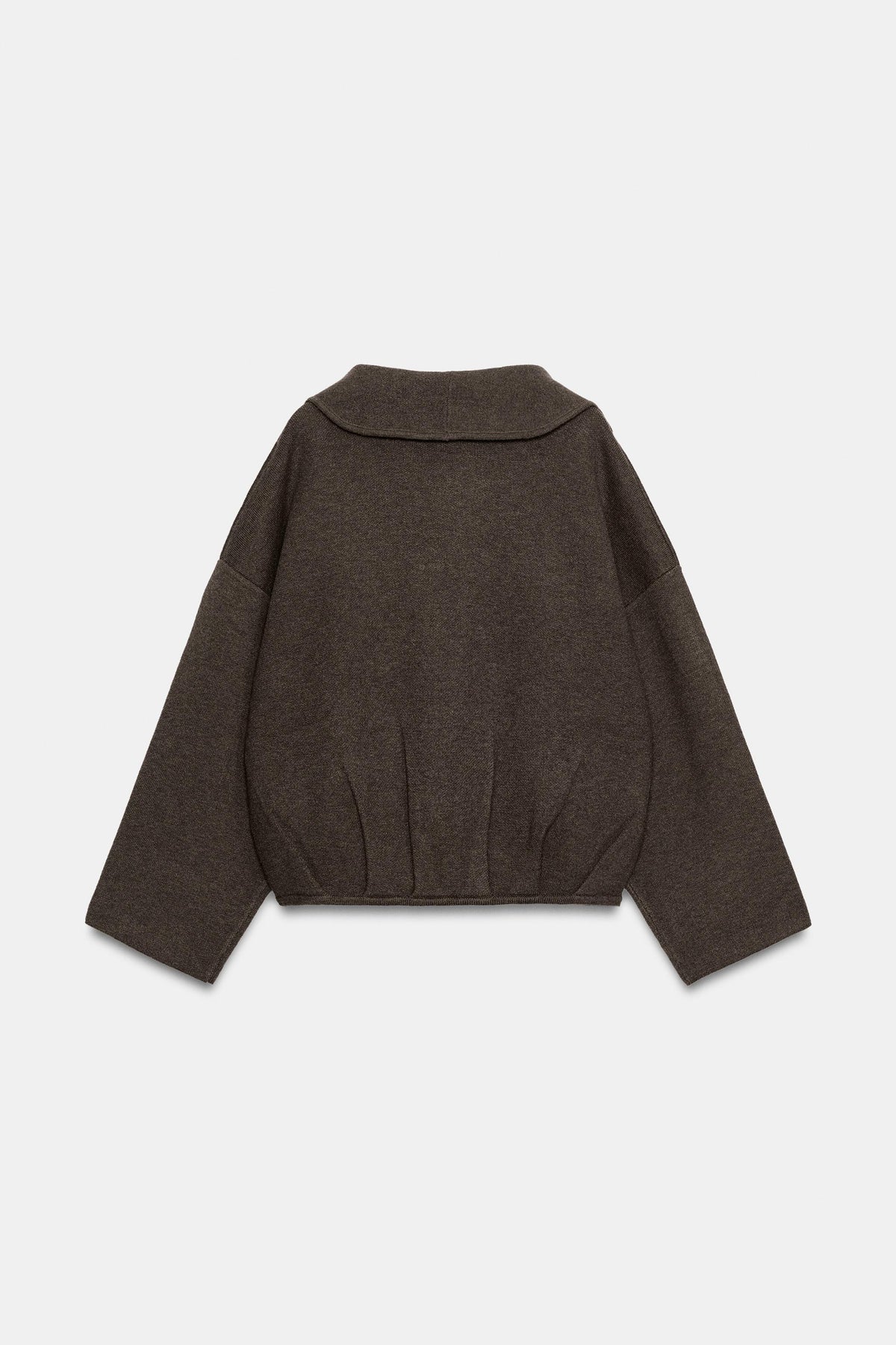 Open-Front Knit Jacket