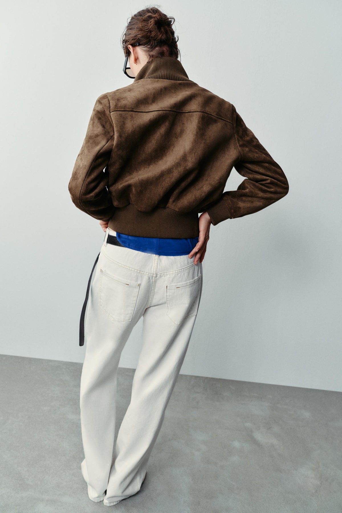 Chaqueta Bomber Efecto Ante