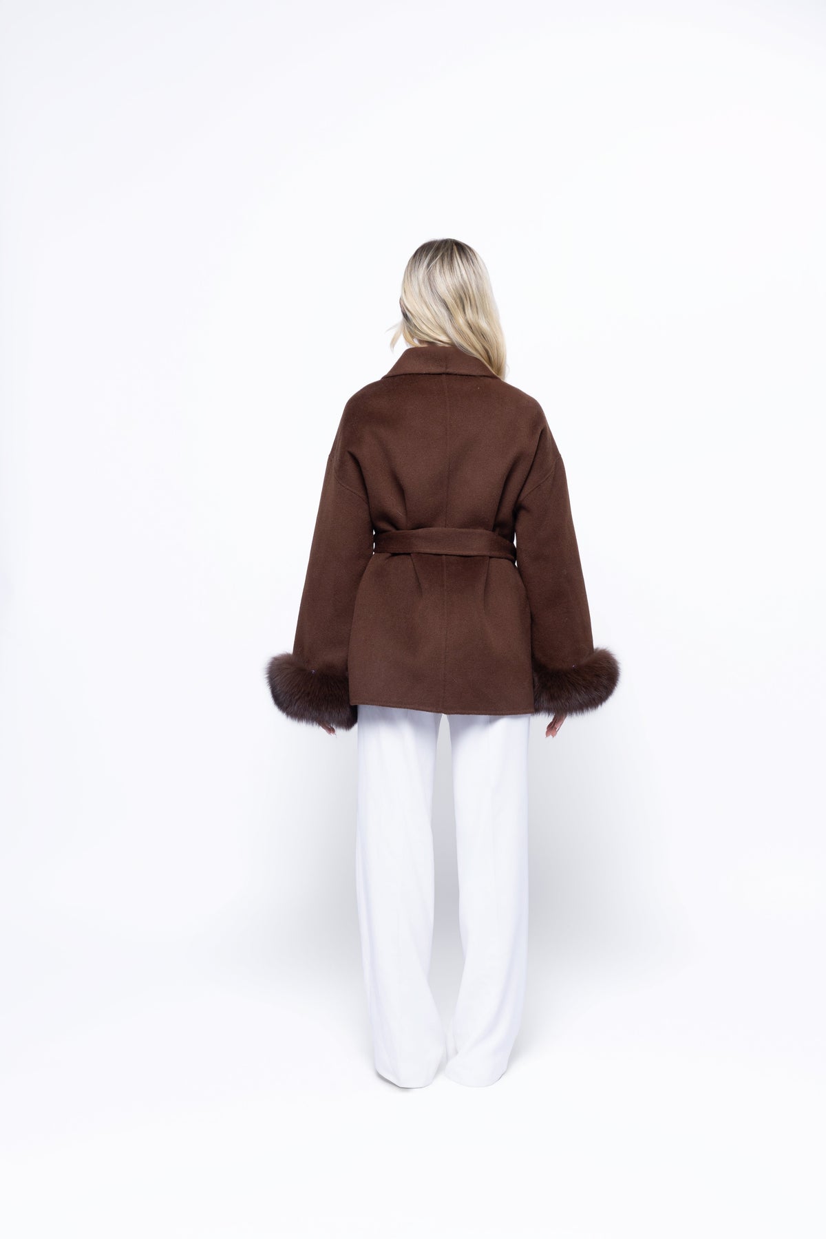 Chelsea Short Coat - Marrone Scuro