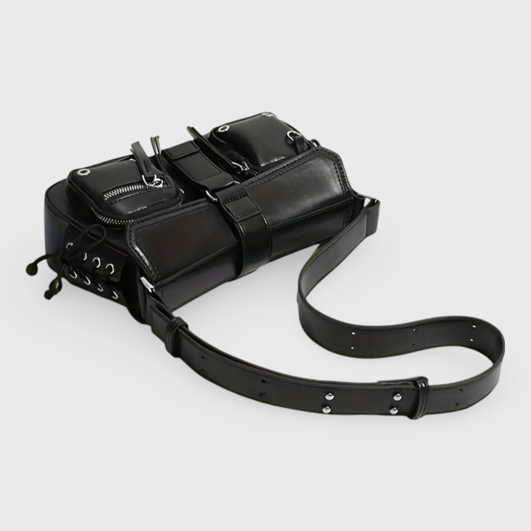 Nerella Borsa a Spalla Compatta - Nero