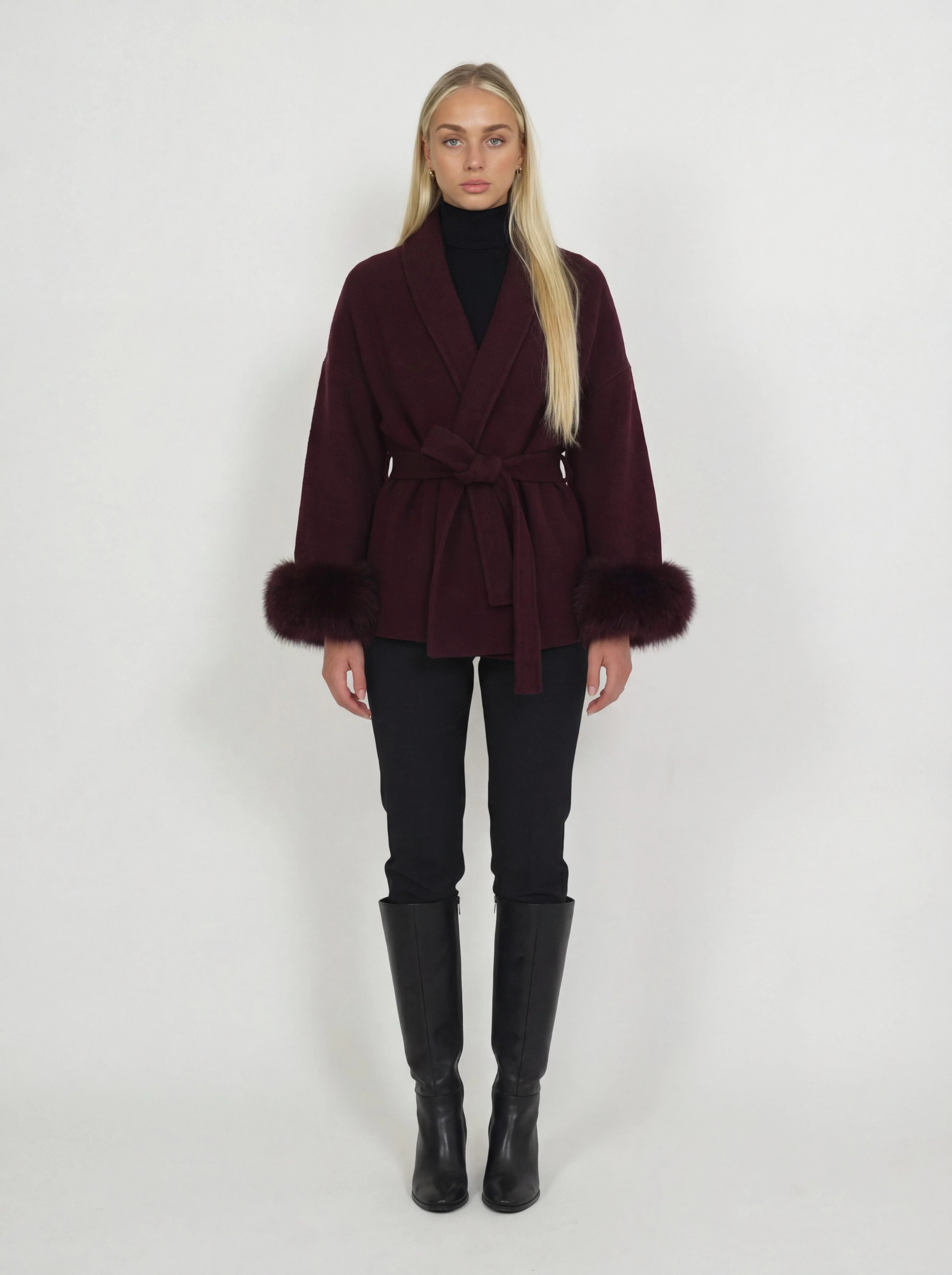 Sienna Fur Wrap Coat