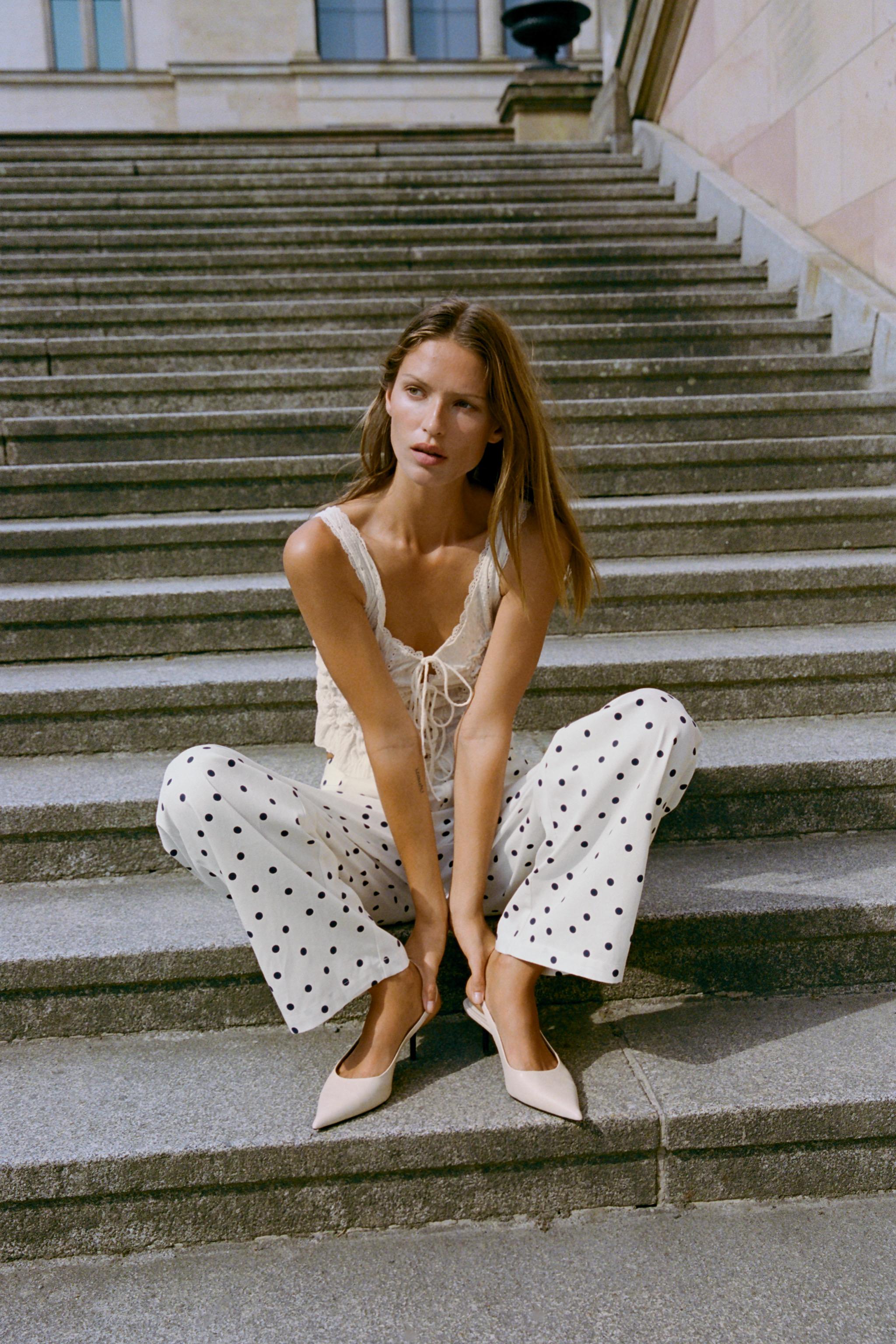 Elisia Sandalo Slingback a Punta - Ecru Bianco