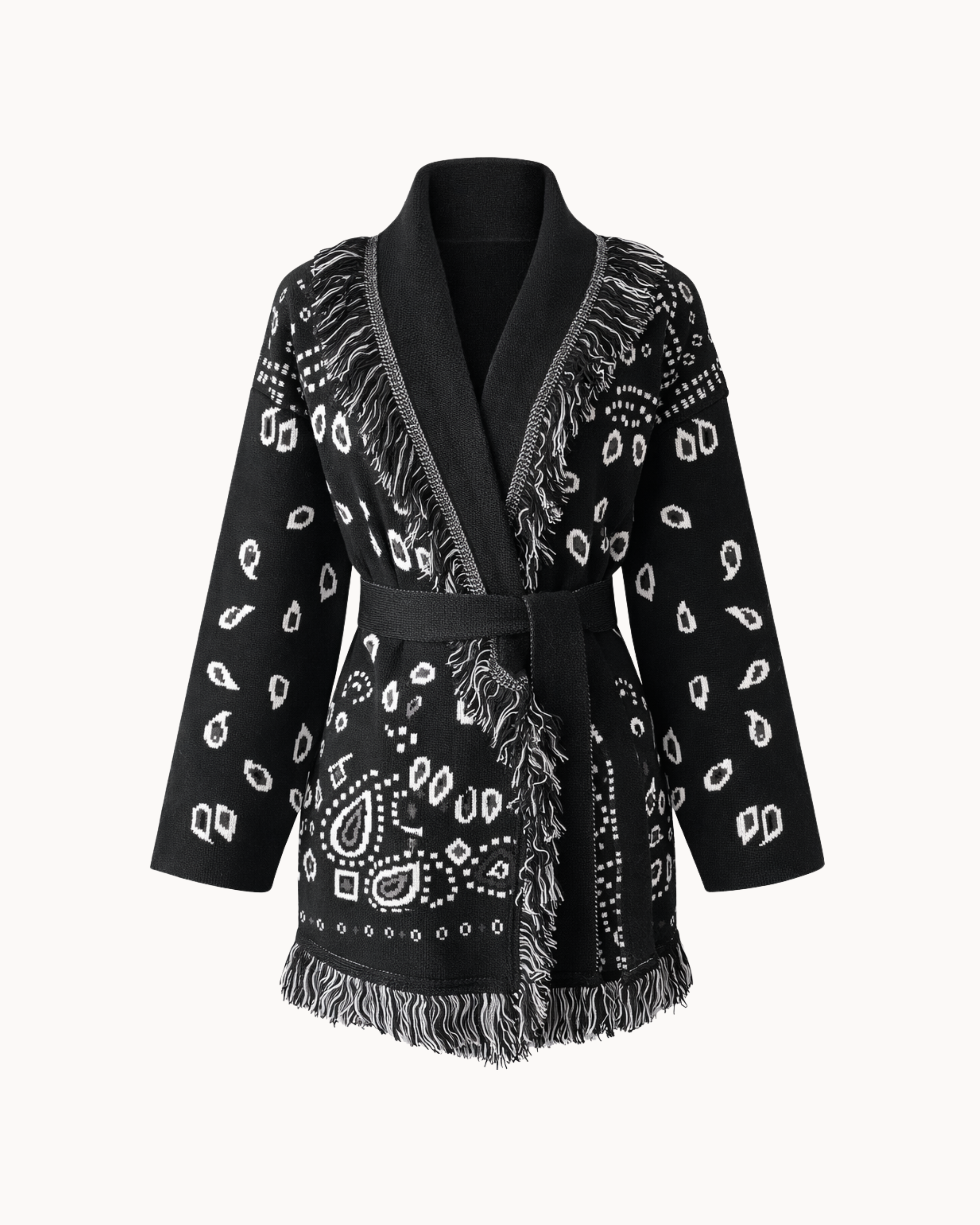 Montana Knit Coat - Nero