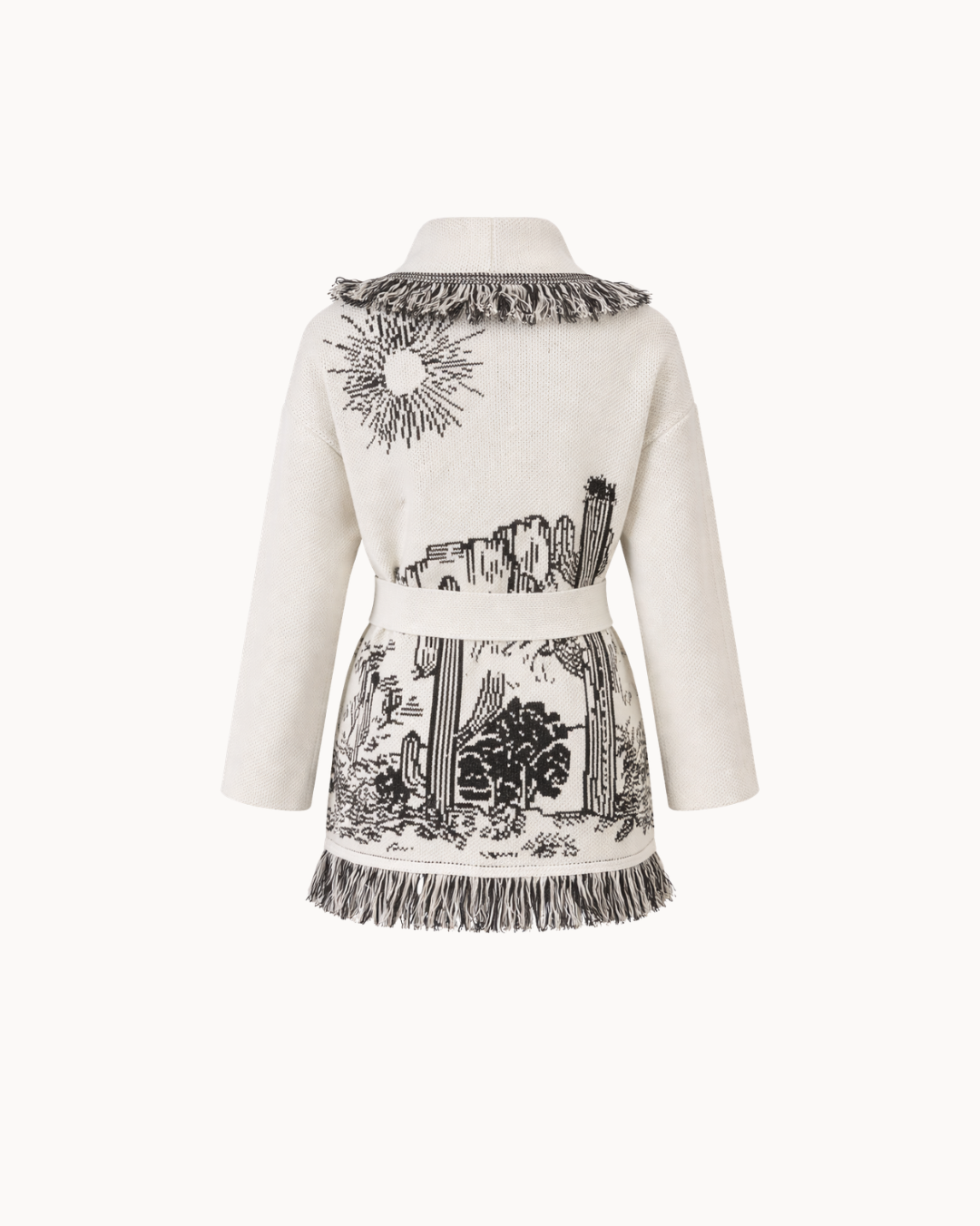 Montana Knit Coat - Bianco