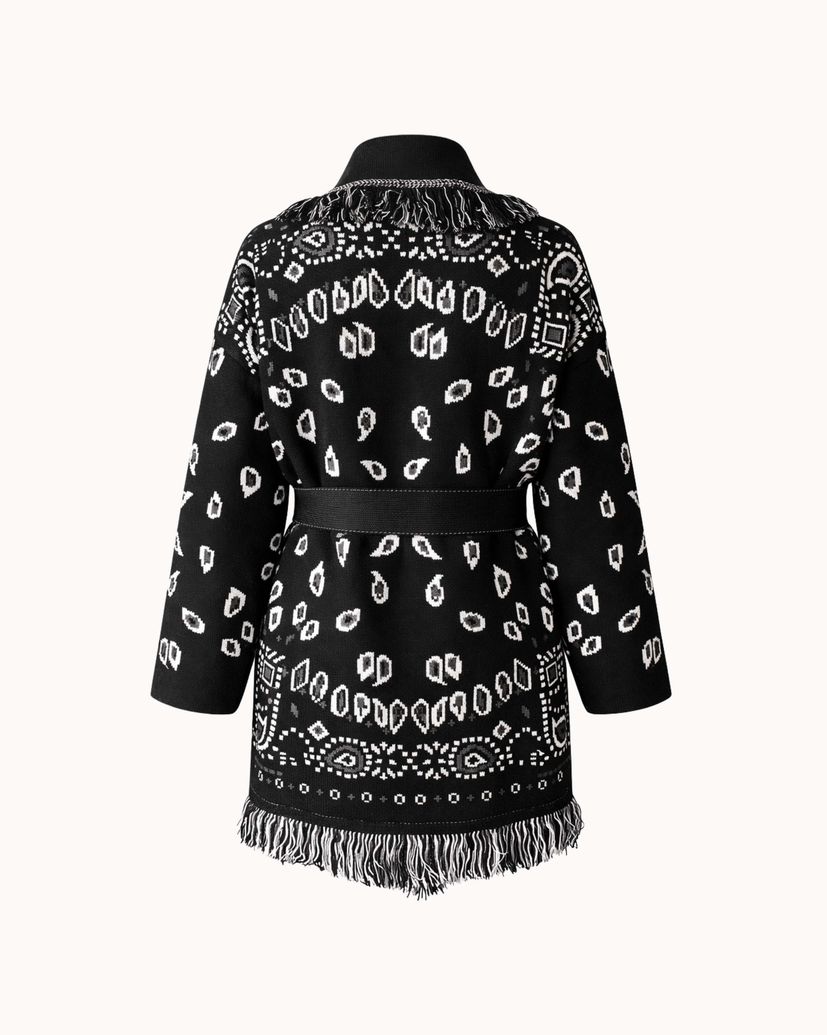 Montana Knit Coat - Nero