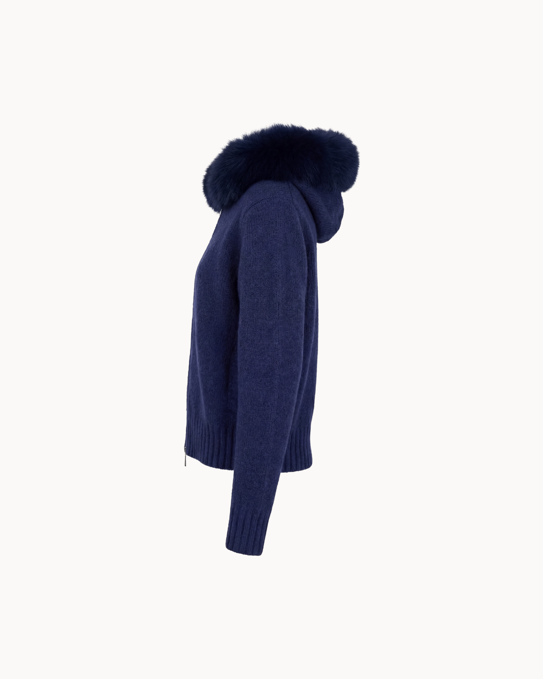Fur Jacket - Blu Navy