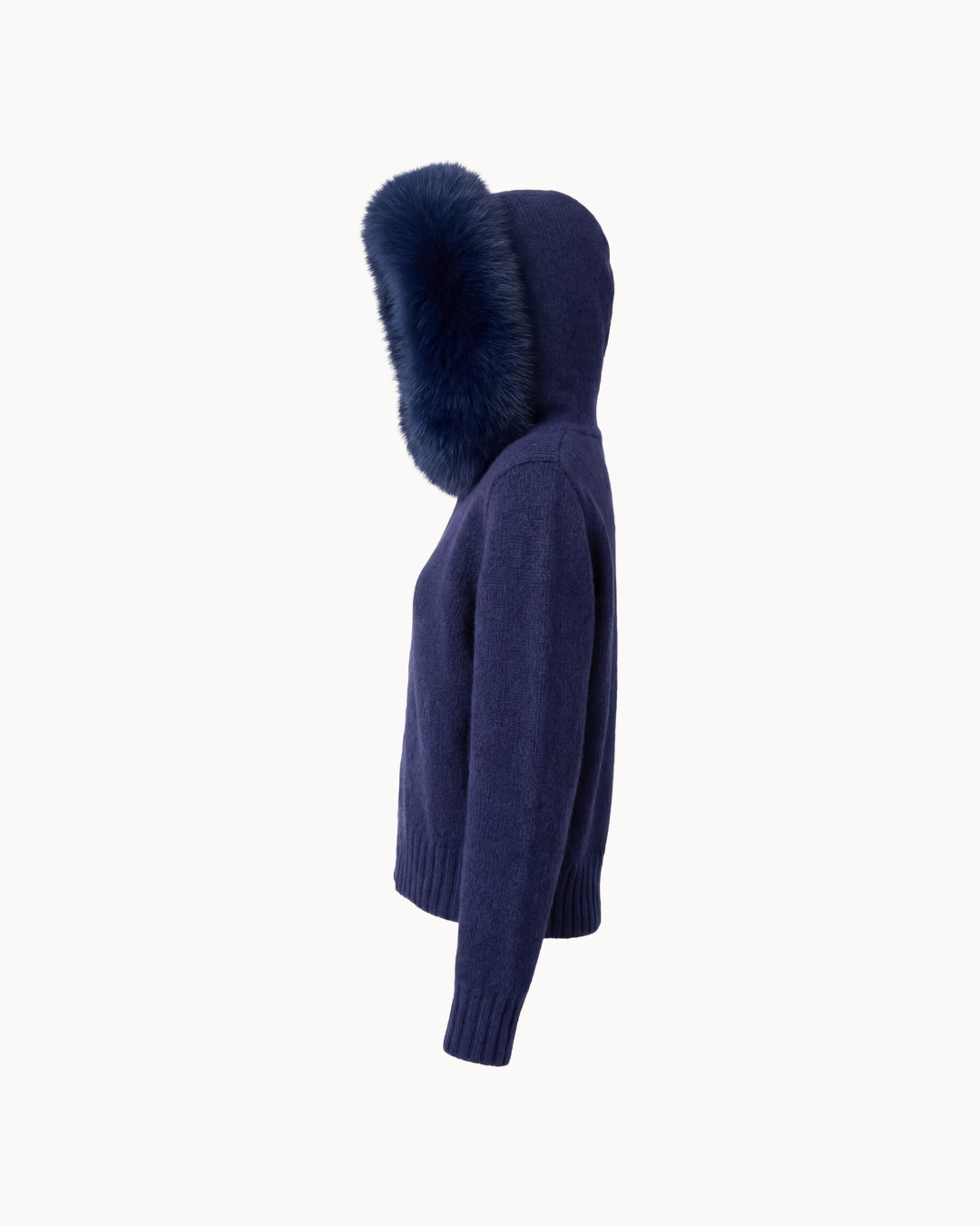Fur Jacket - Blu Navy