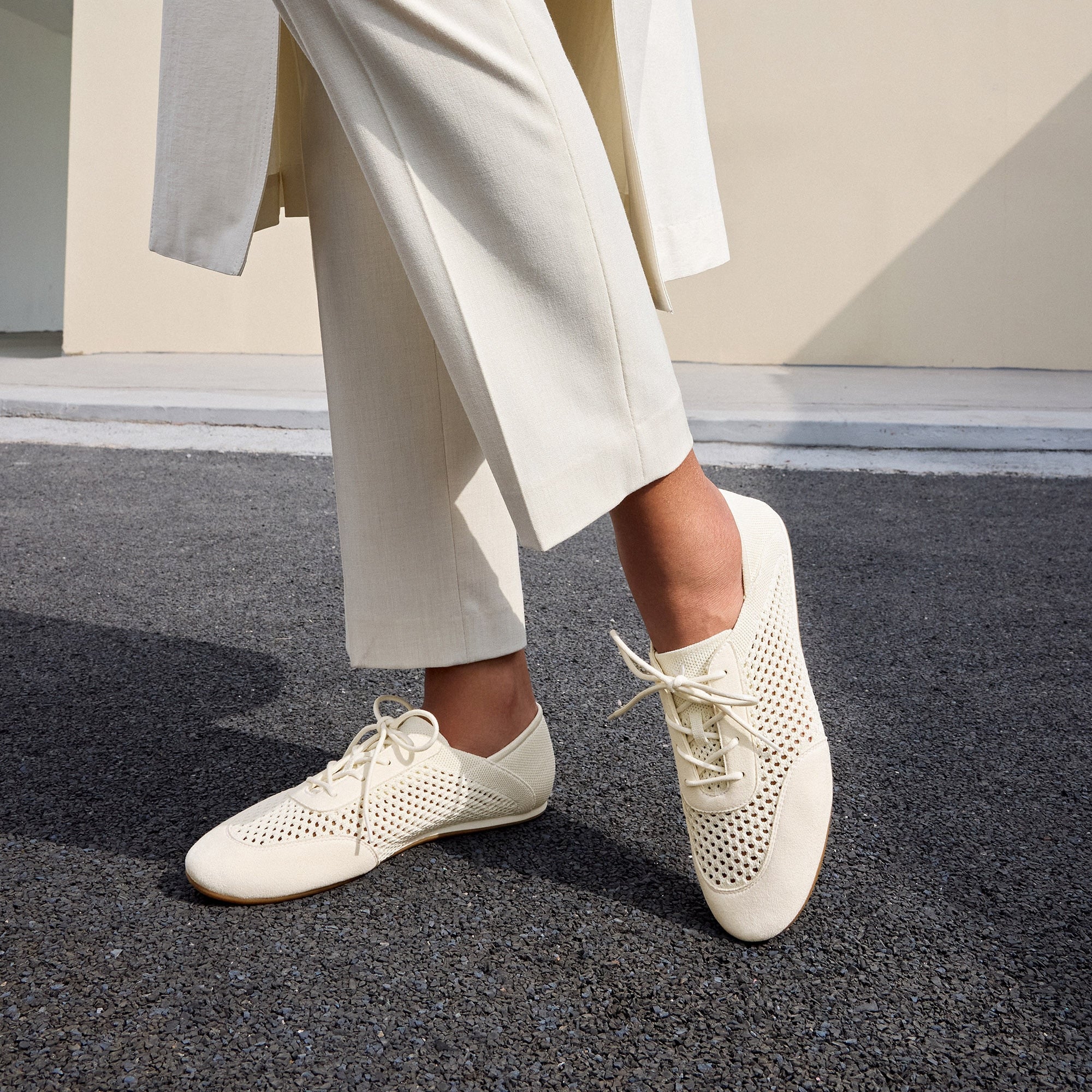 Yalinda Sneaker - Naturale Puntinato