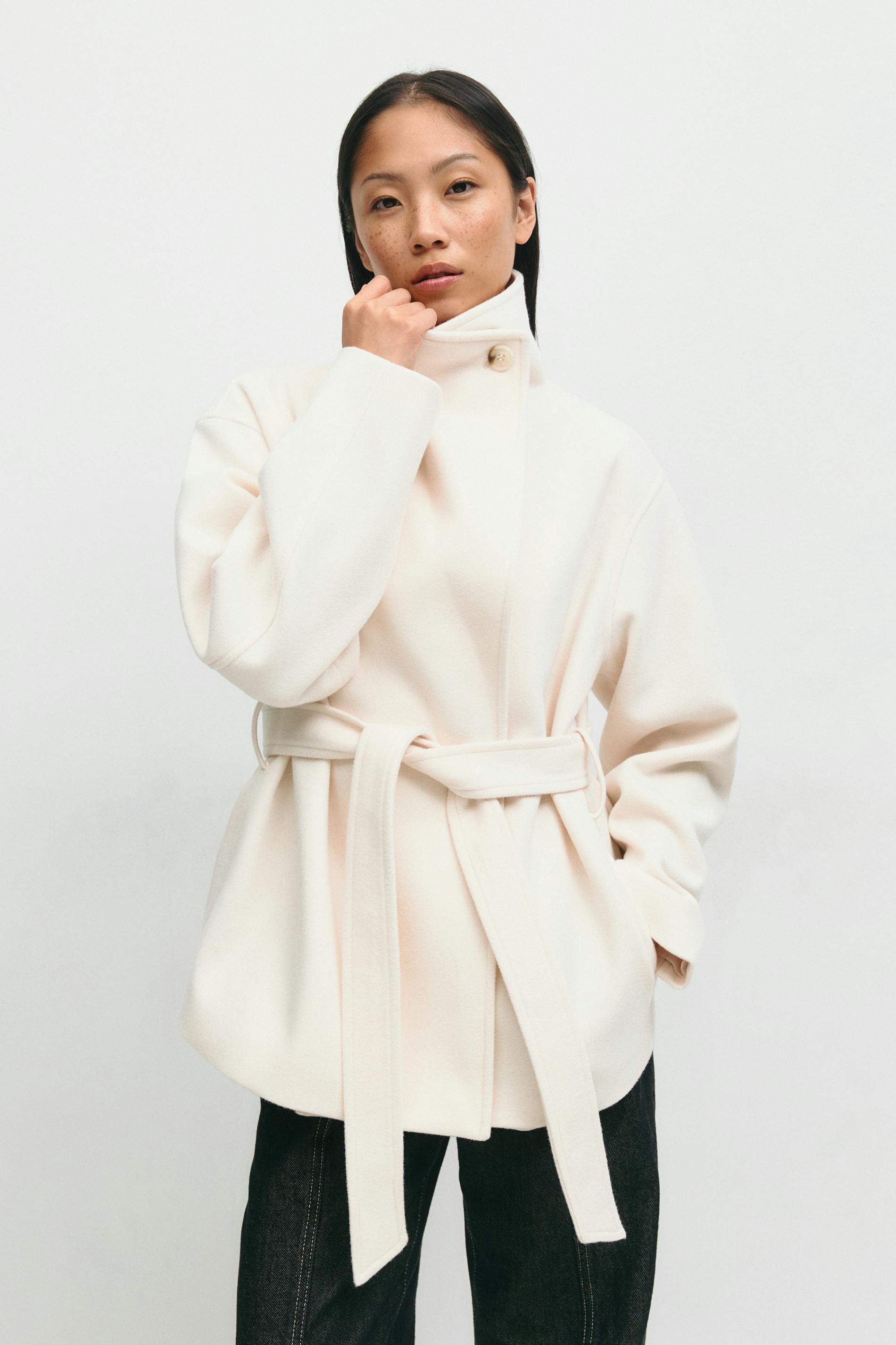 Inès Coat - Marrone