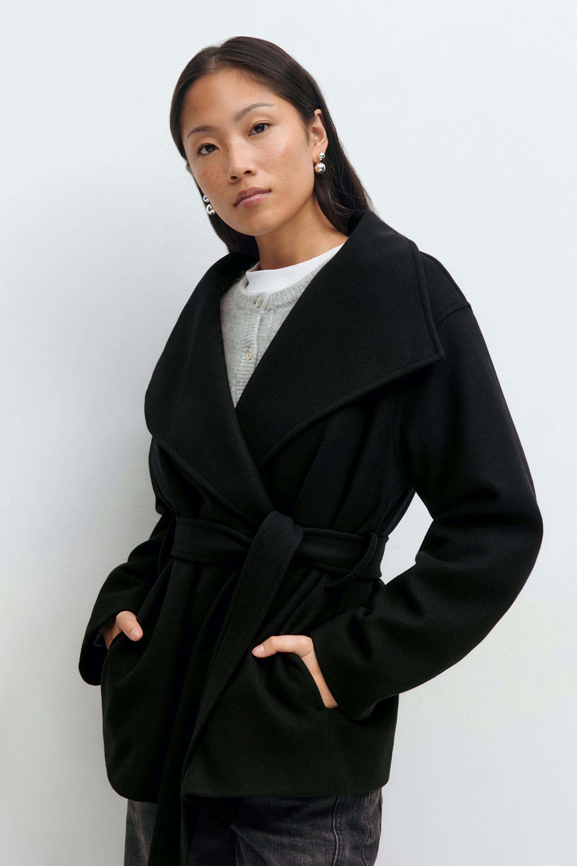 Inès Coat - Marrone
