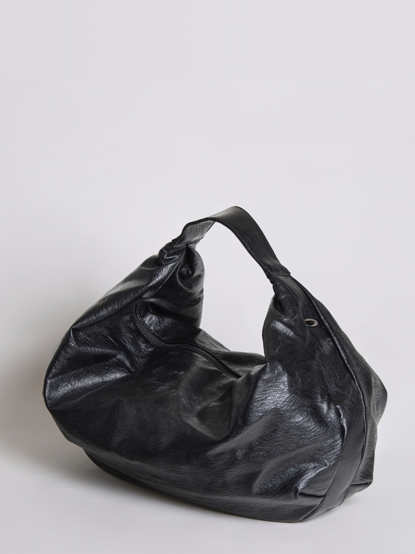 Odenza Borsa a Spalla Rotonda - Nero