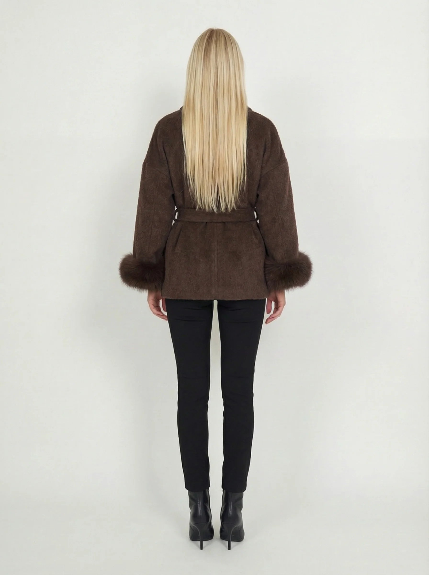 Sienna Fur Wrap Coat