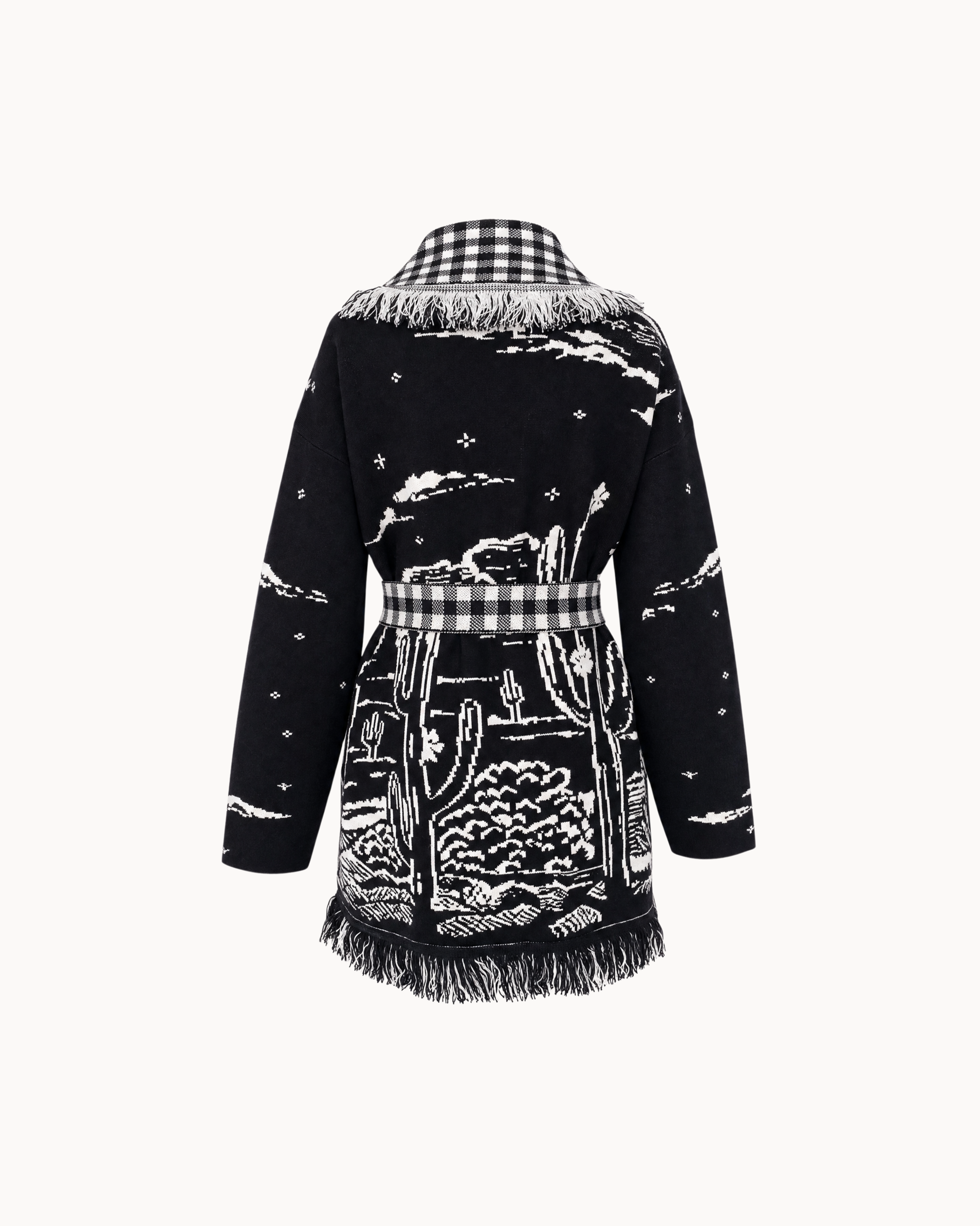 Montana Knit Coat - Midnight Check