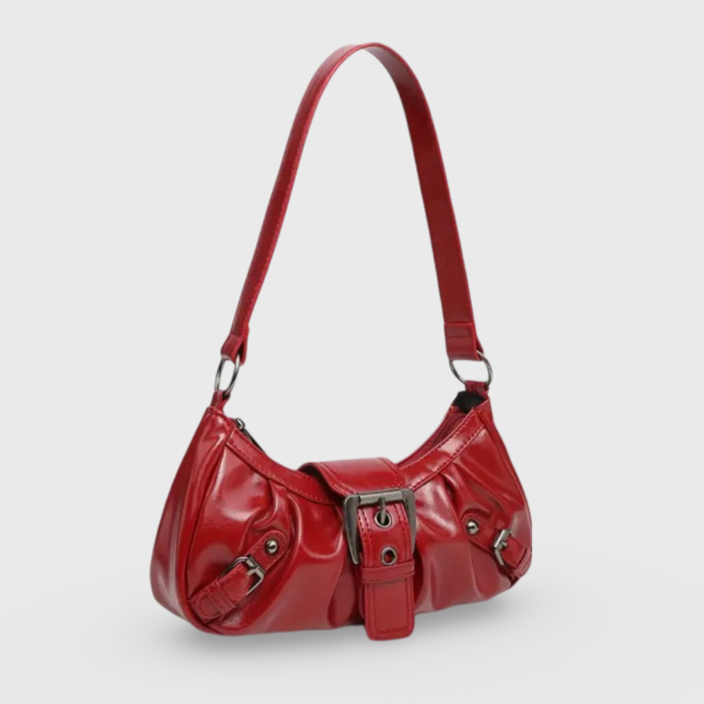 Talisia Borsa a Spalla Vintage - Rosso