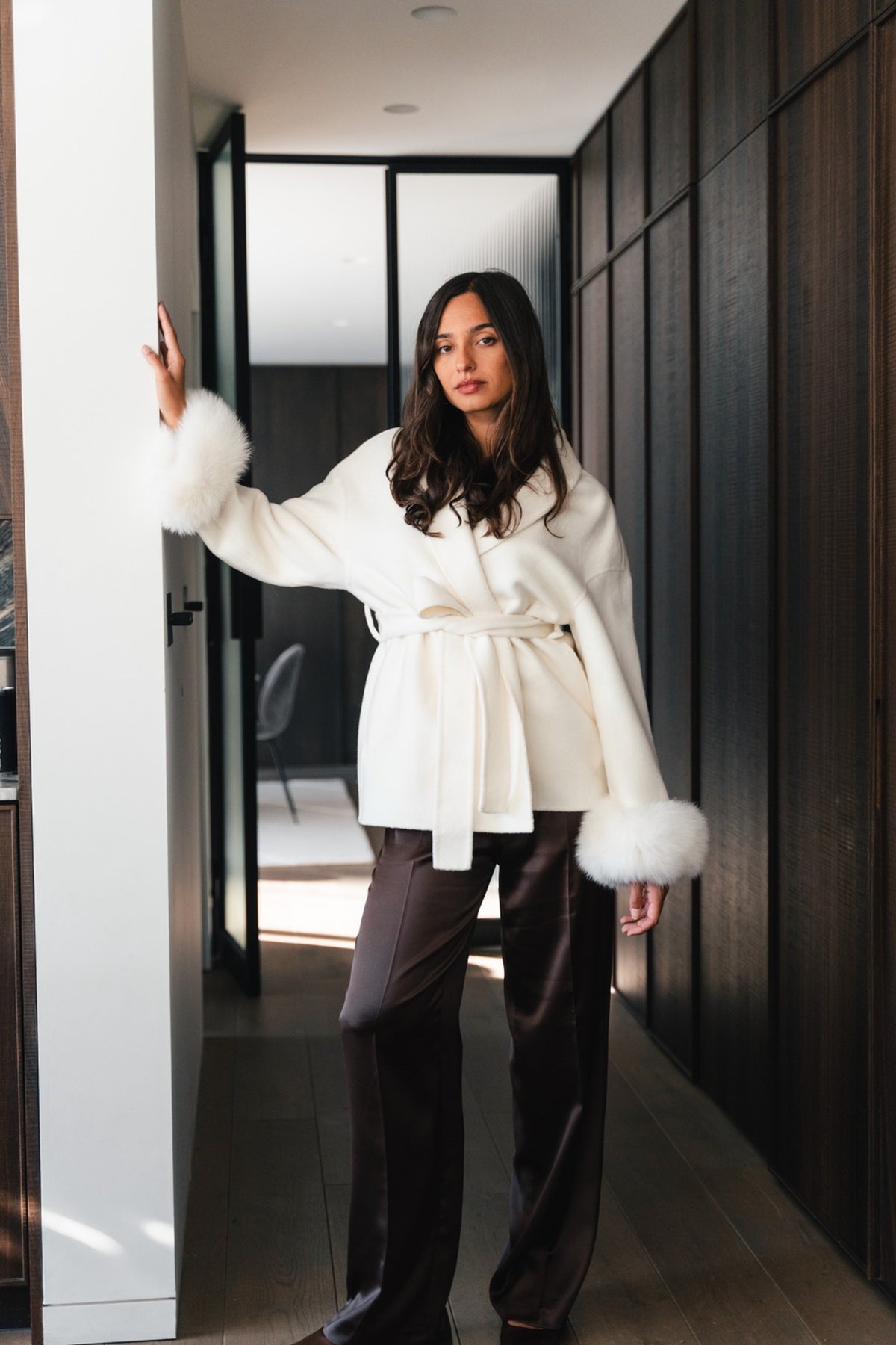Chelsea Short Coat - Crema