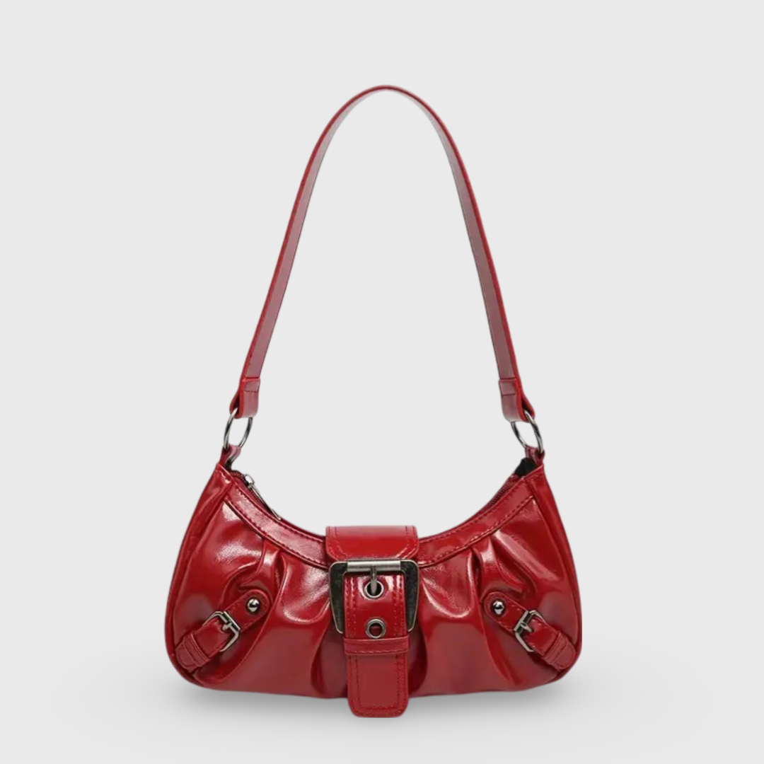 Talisia Borsa a Spalla Vintage - Rosso