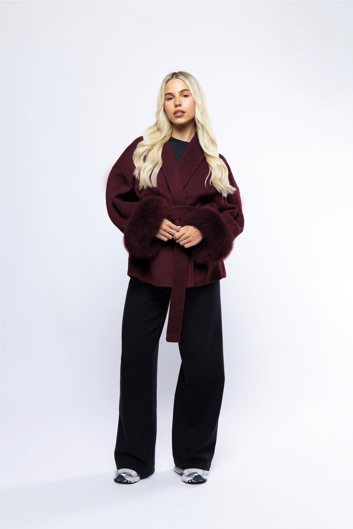 Chelsea Short Coat - Bordeaux