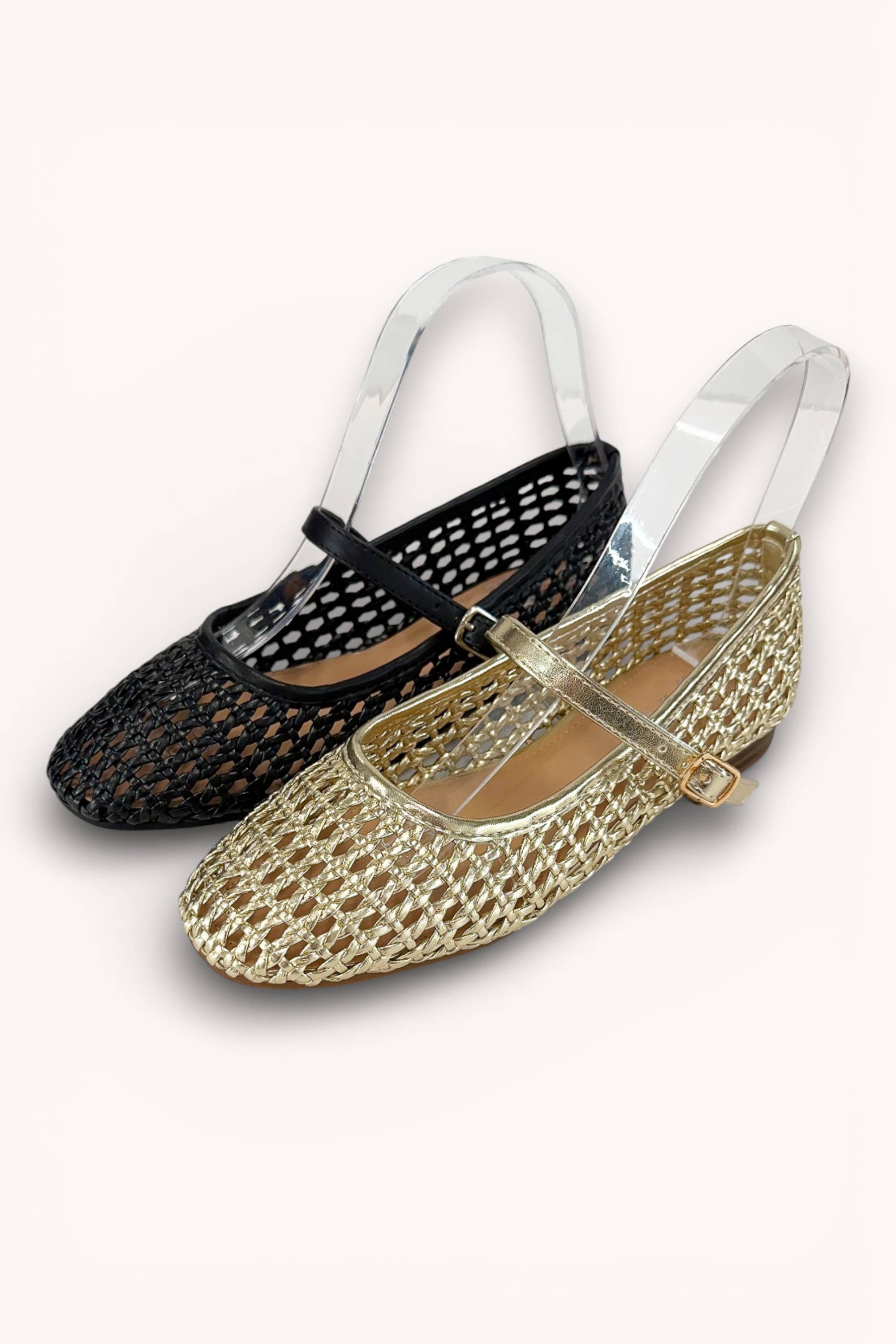 Corvala Ballerina Mary Jane - Oro