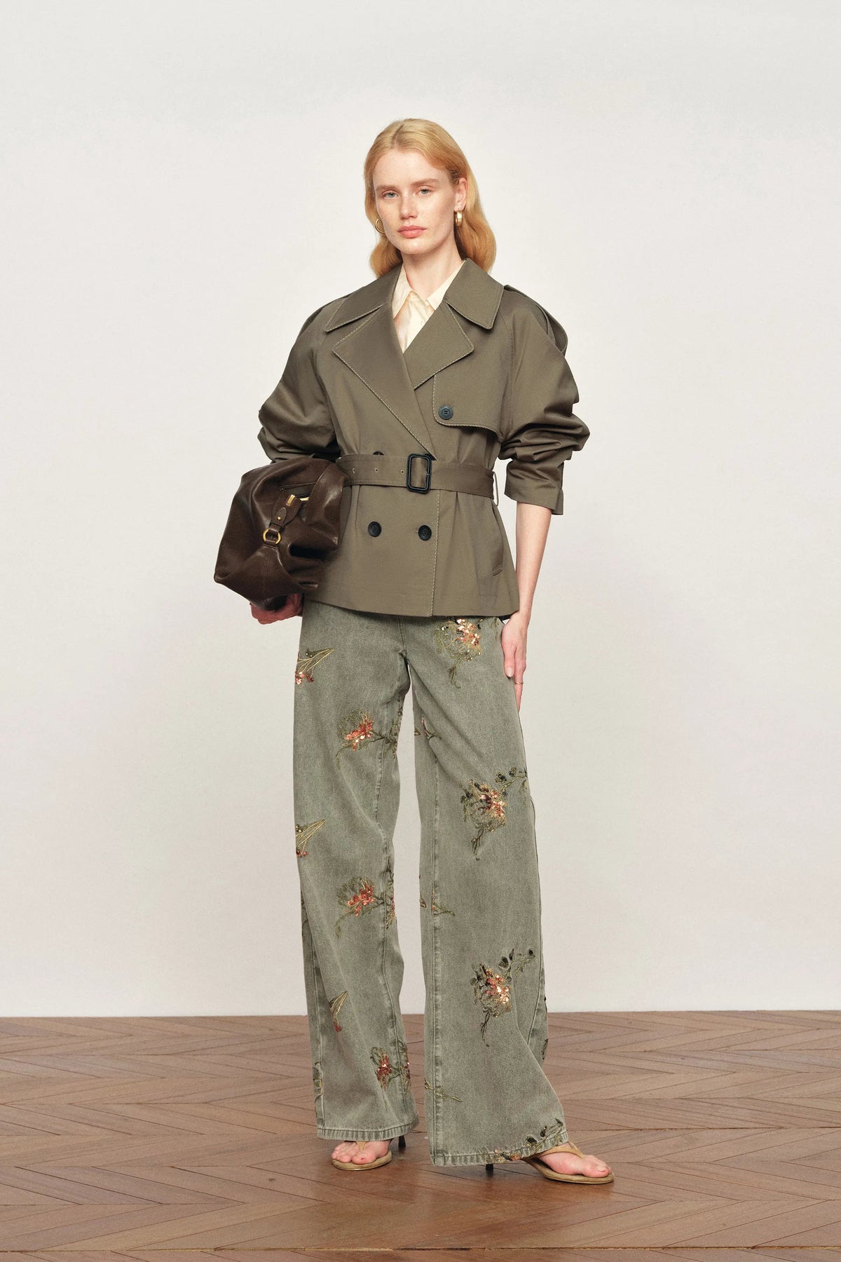 Trench Beatrice - Grigio Verde