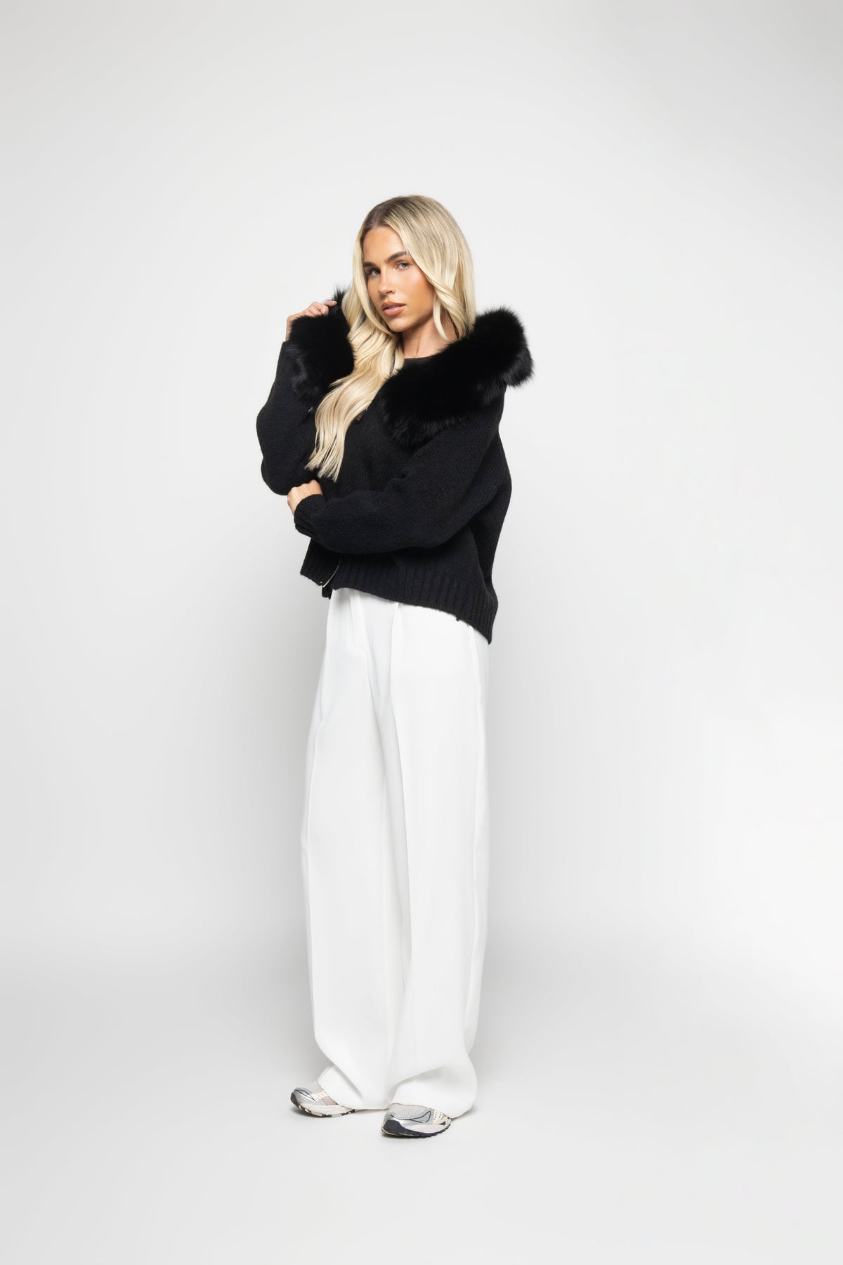 Cannes Zip Cardigan - Nero