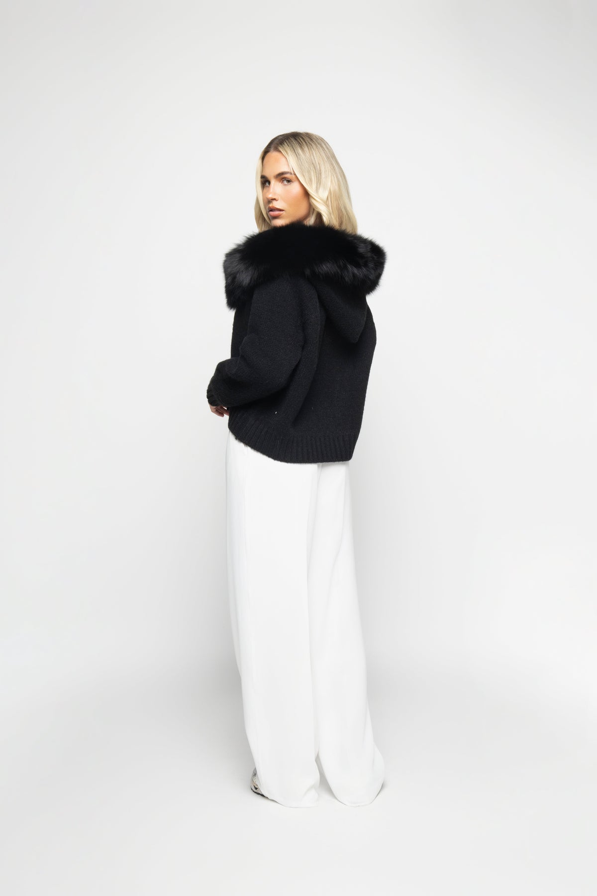 Cannes Zip Cardigan - Nero