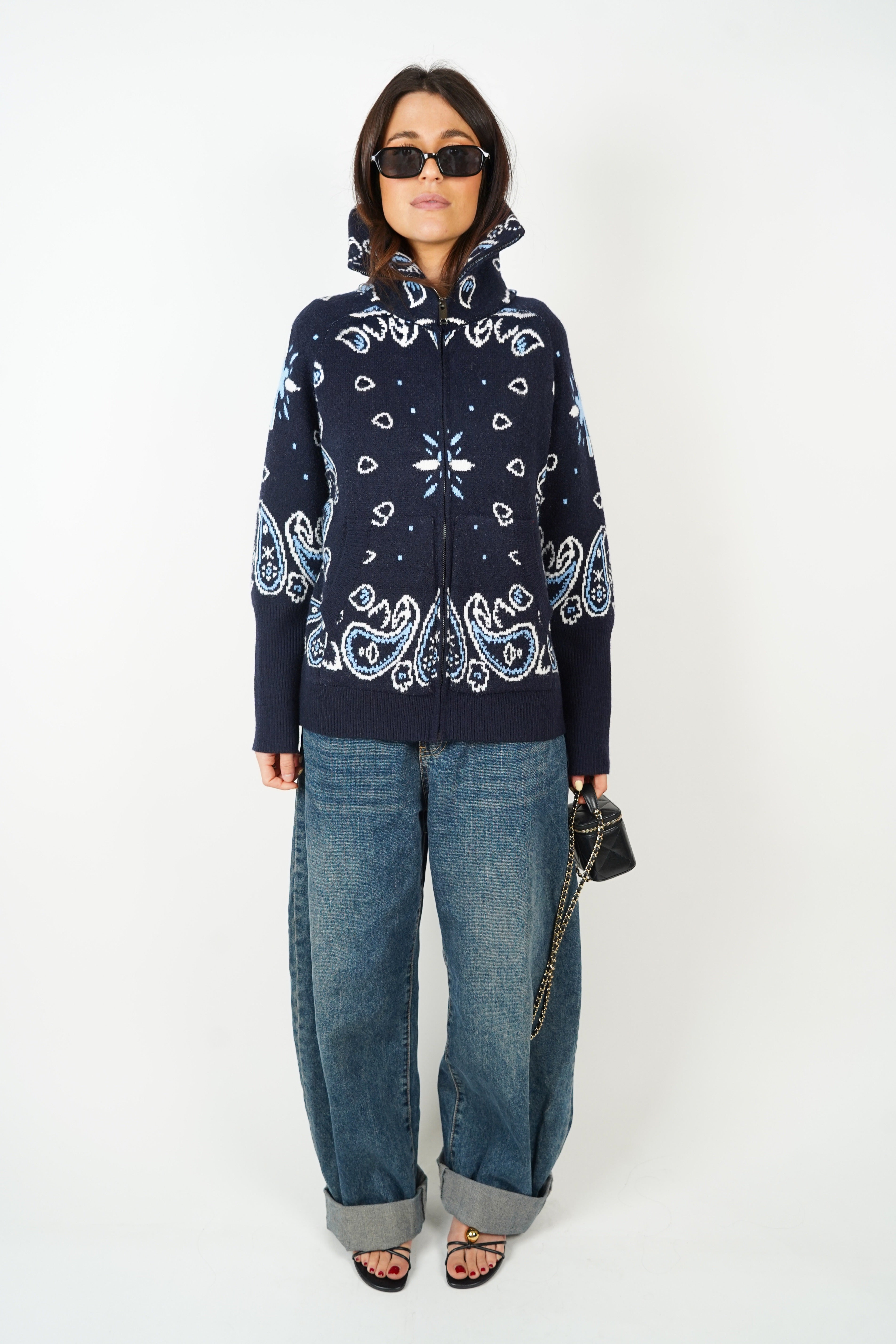 Gilet Carla Bandana - Blu Navy