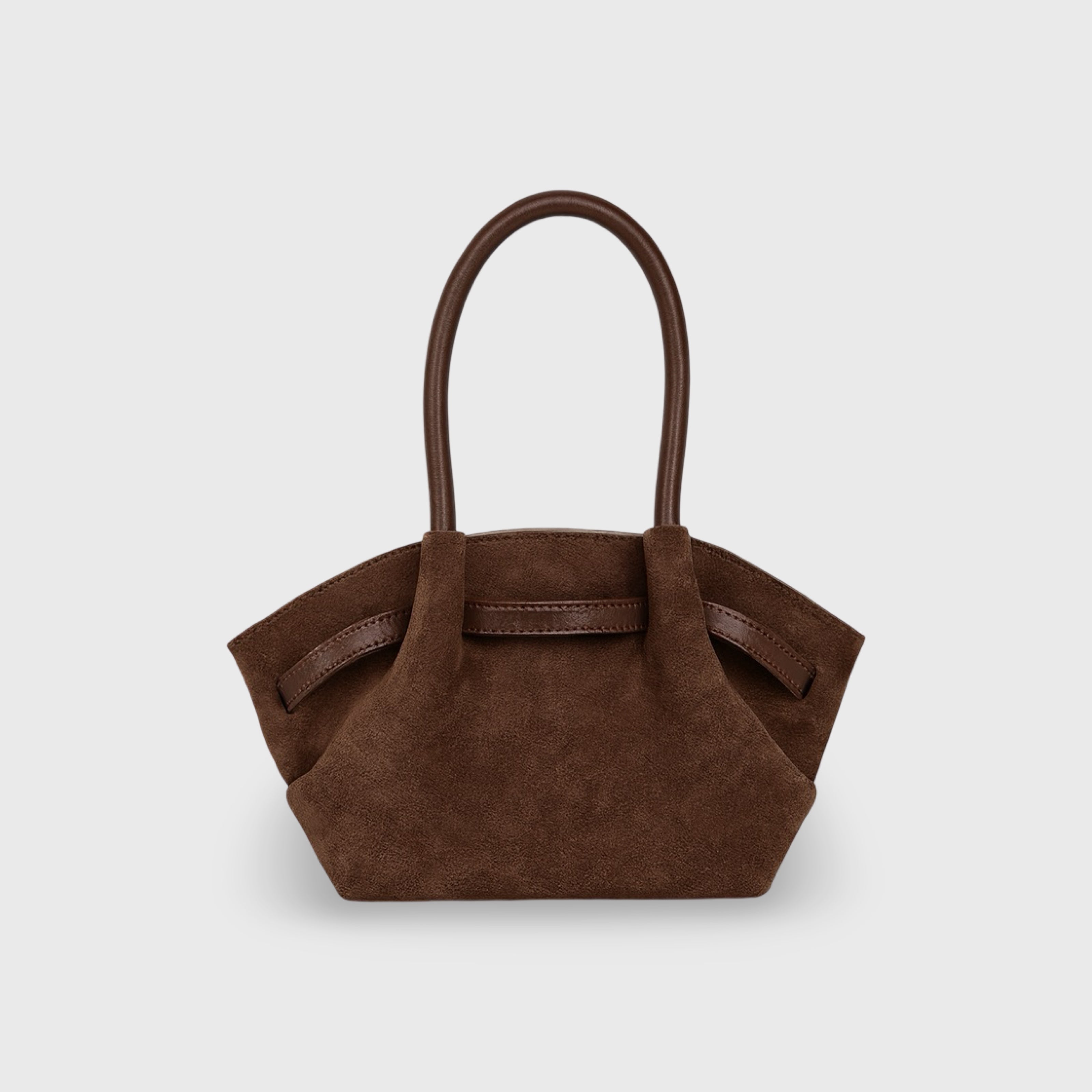 Selvira Mini Borsa Scamosciata - Marrone