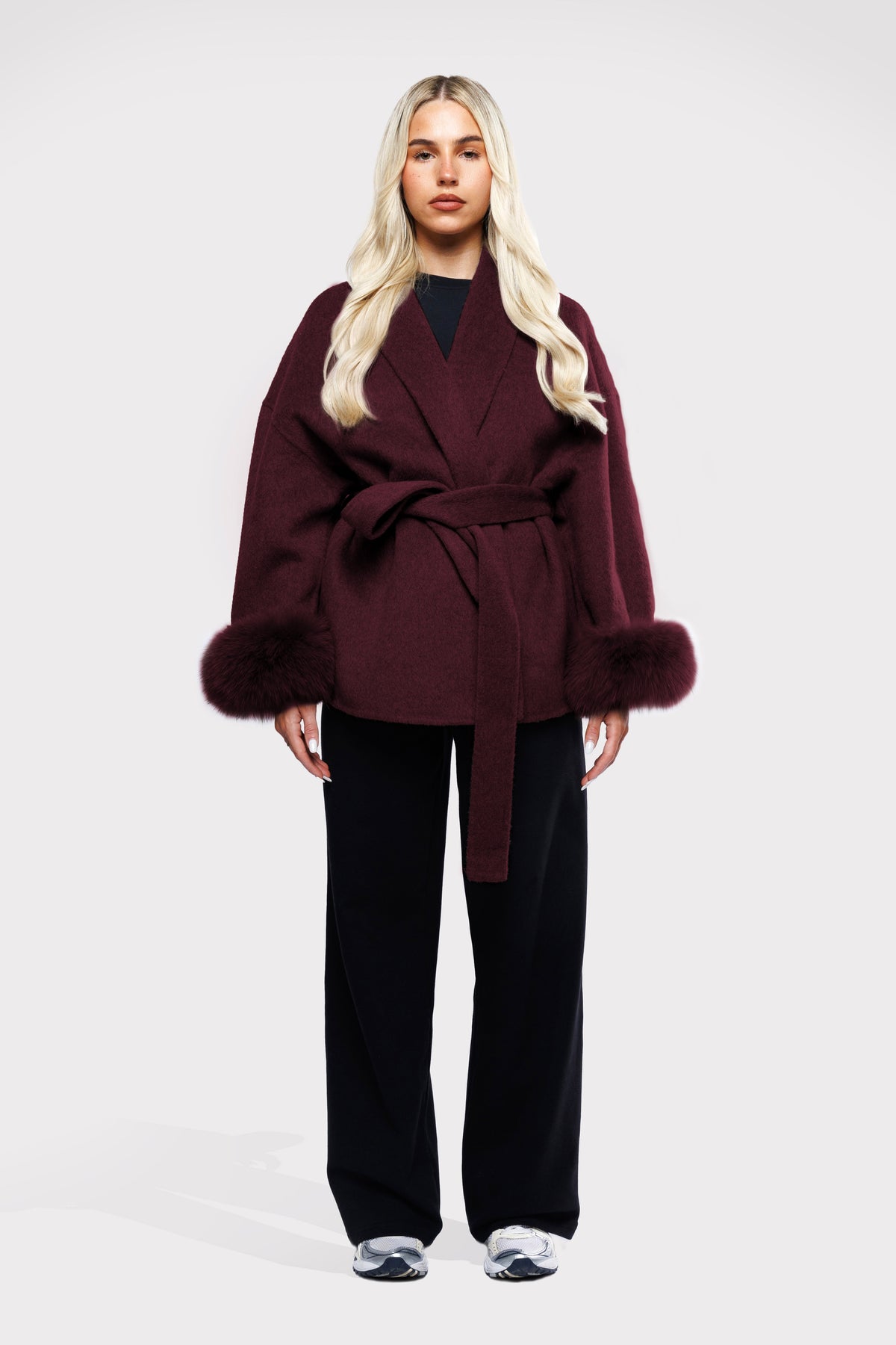 Chelsea Short Coat - Bordeaux