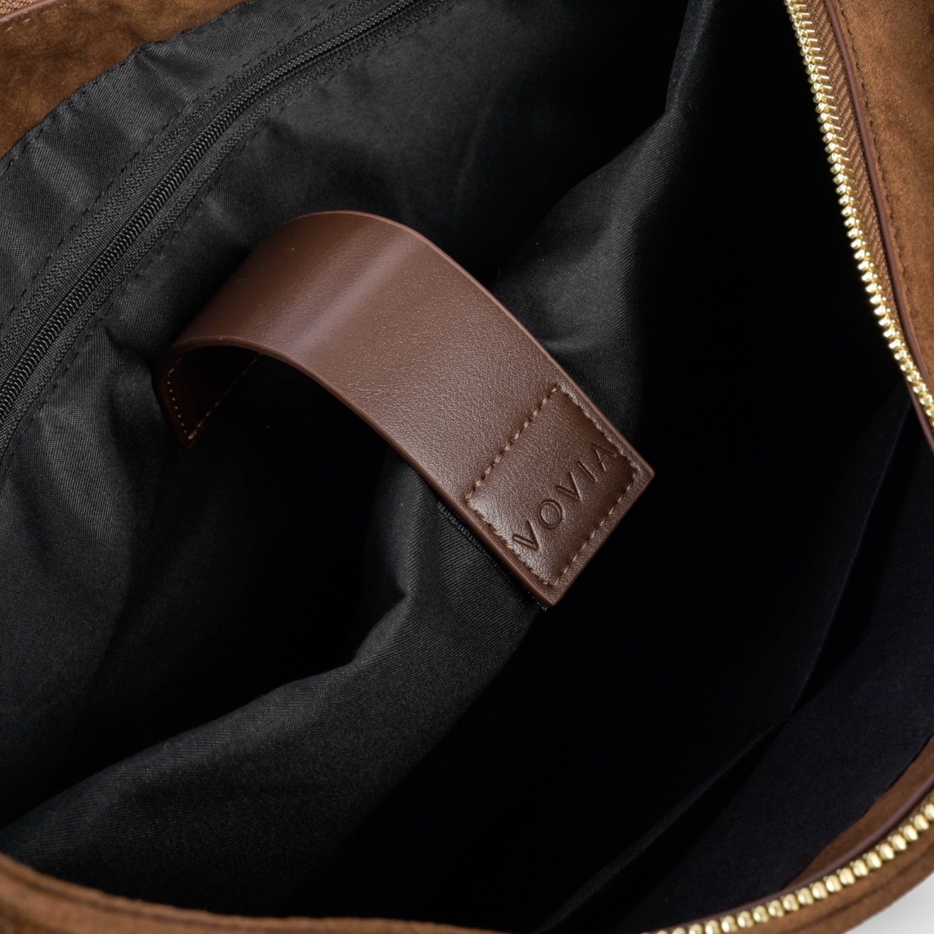 Selvora Borsa Oversize - Marrone Scamosciato