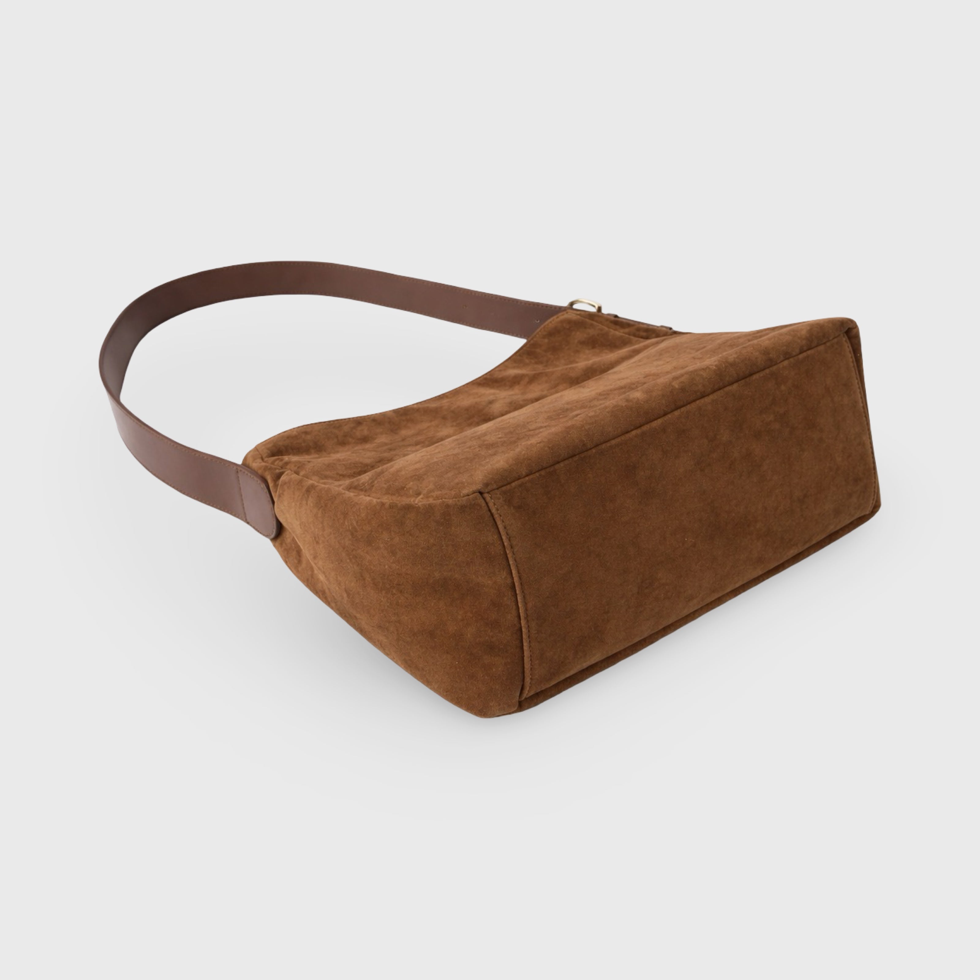 Selvora Borsa Oversize - Marrone Scamosciato