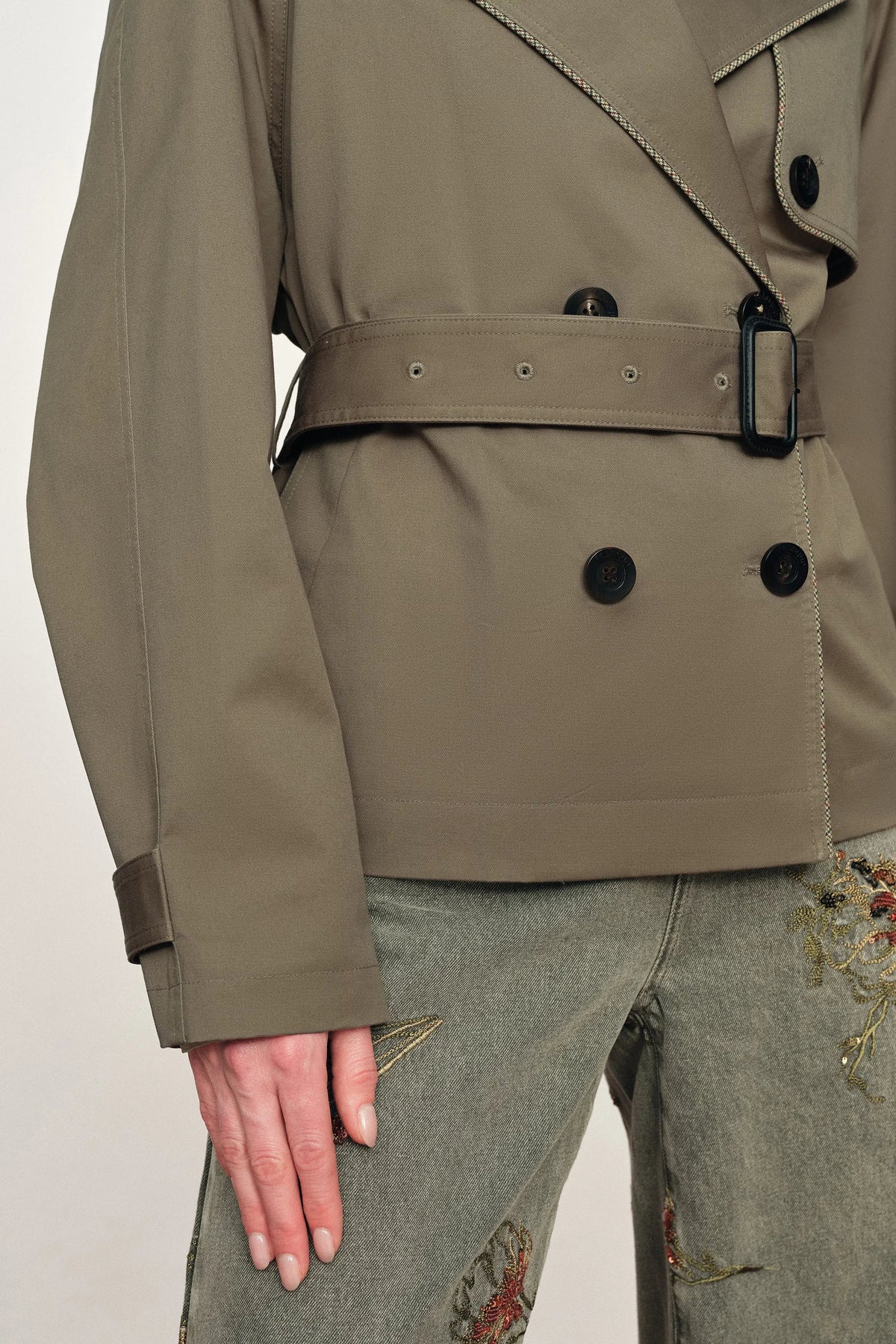 Trench Beatrice - Grigio Verde