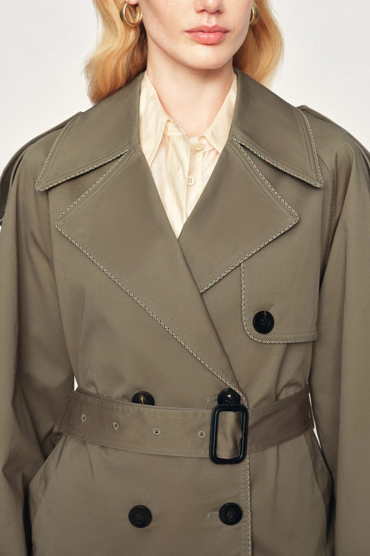 Trench Beatrice - Grigio Verde