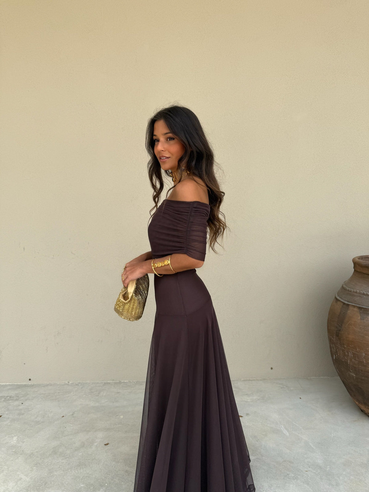 Toledo Dress - Marrone