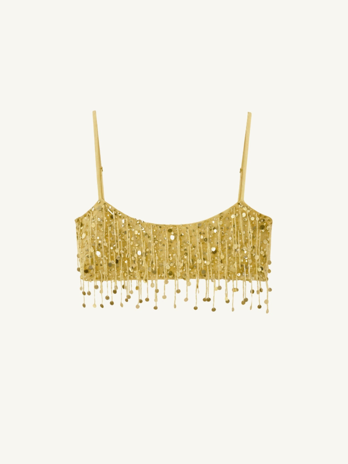 Yasmin Hand Beaded Bralette - Oro