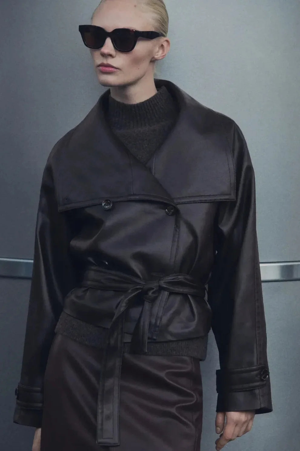 Maria Coat - Marrone