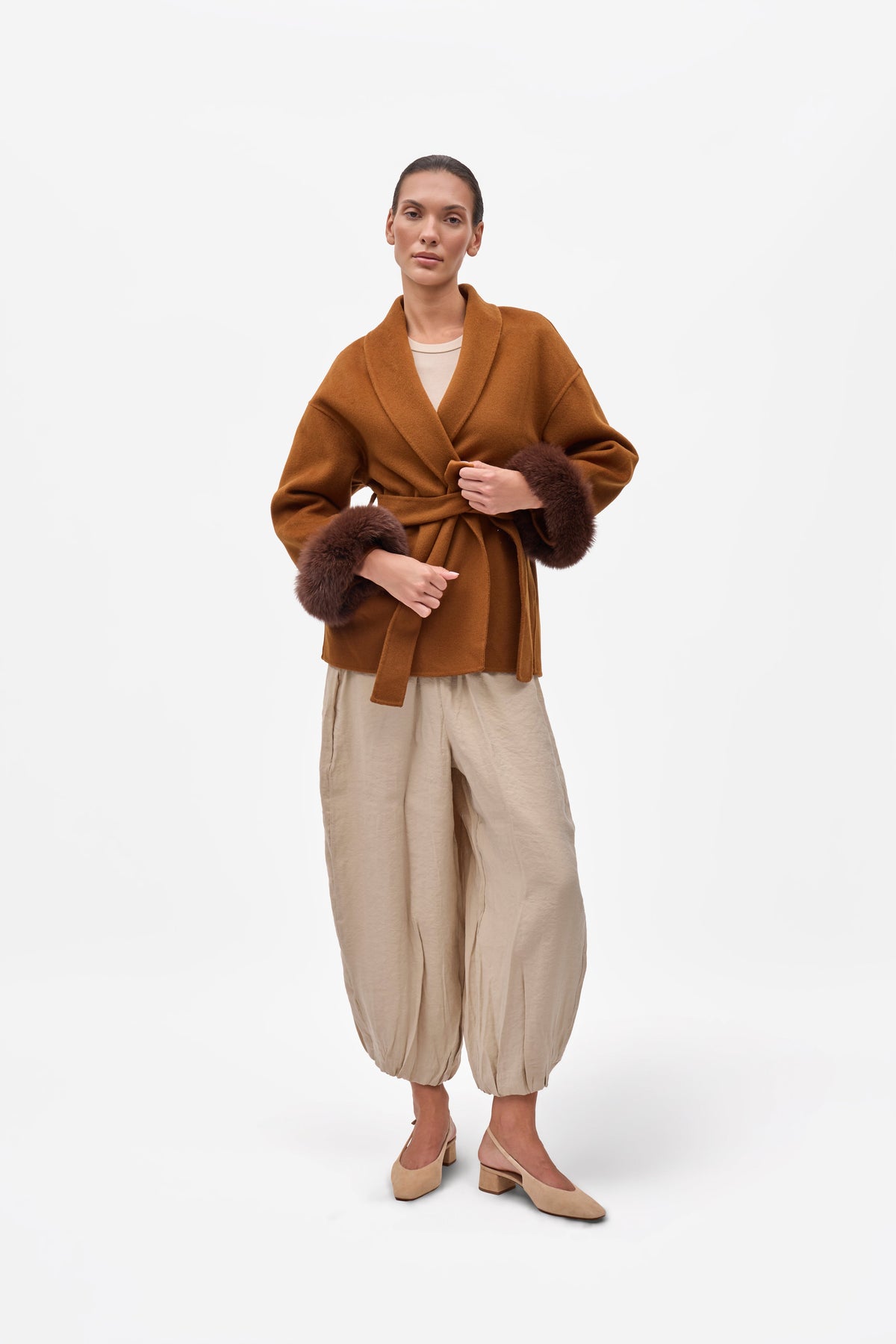 Chelsea Short Coat - Cammello