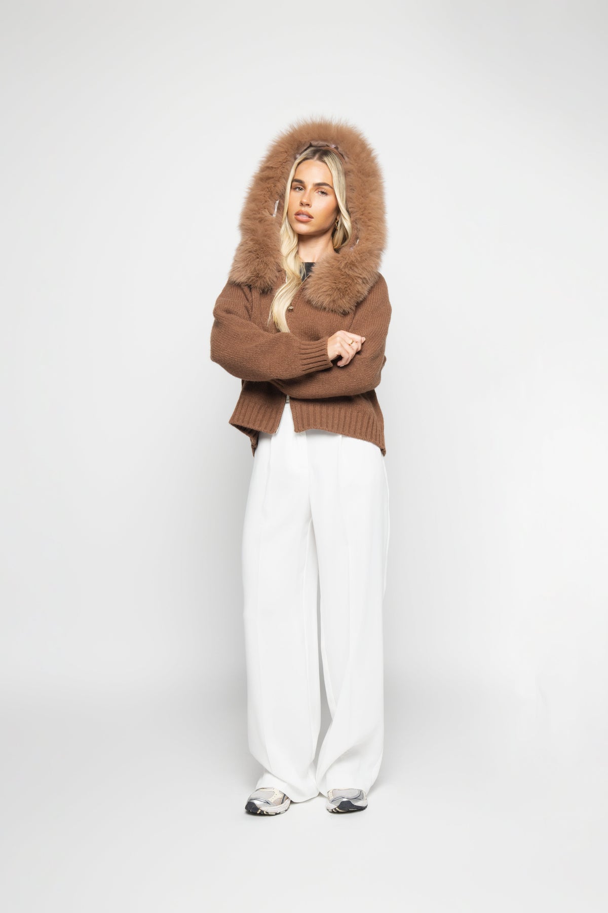 Cannes Zip Cardigan - Cioccolato