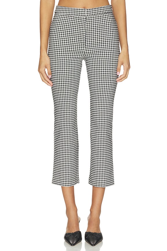Alma Capri Pants - Vichy Nero