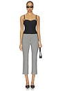 Alma Capri Pants - Vichy Nero