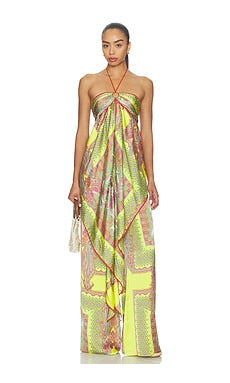 Vulcano Top - Giallo Paisley